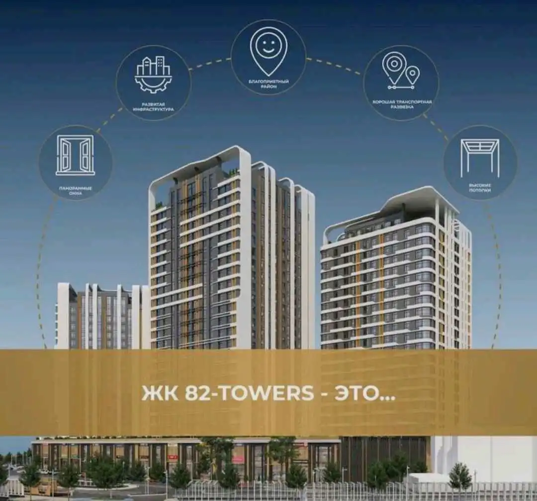 3-к квартира, 16 этаж, 123 м², Сино