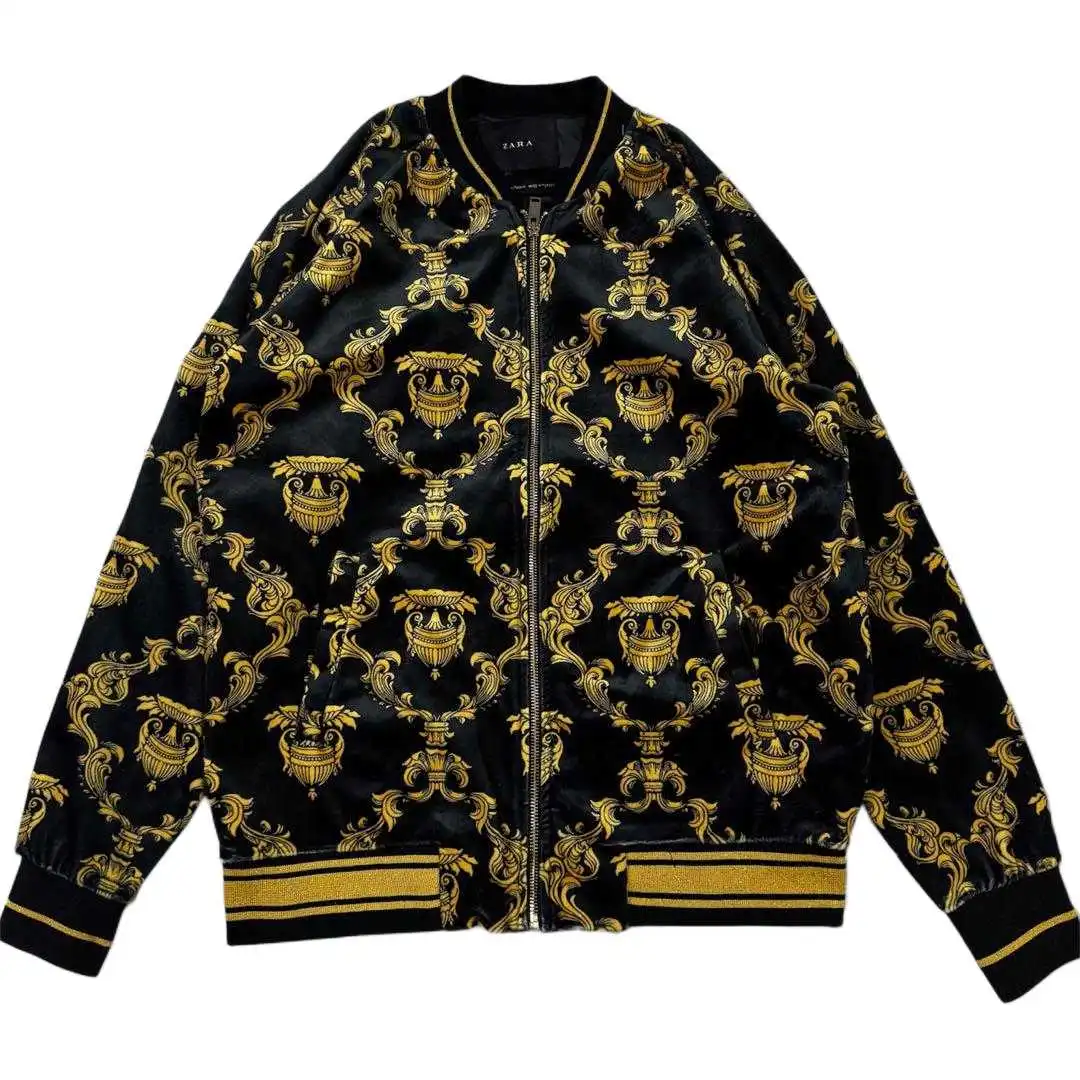 Бомбер Zara Fullprint Bomber Jacket