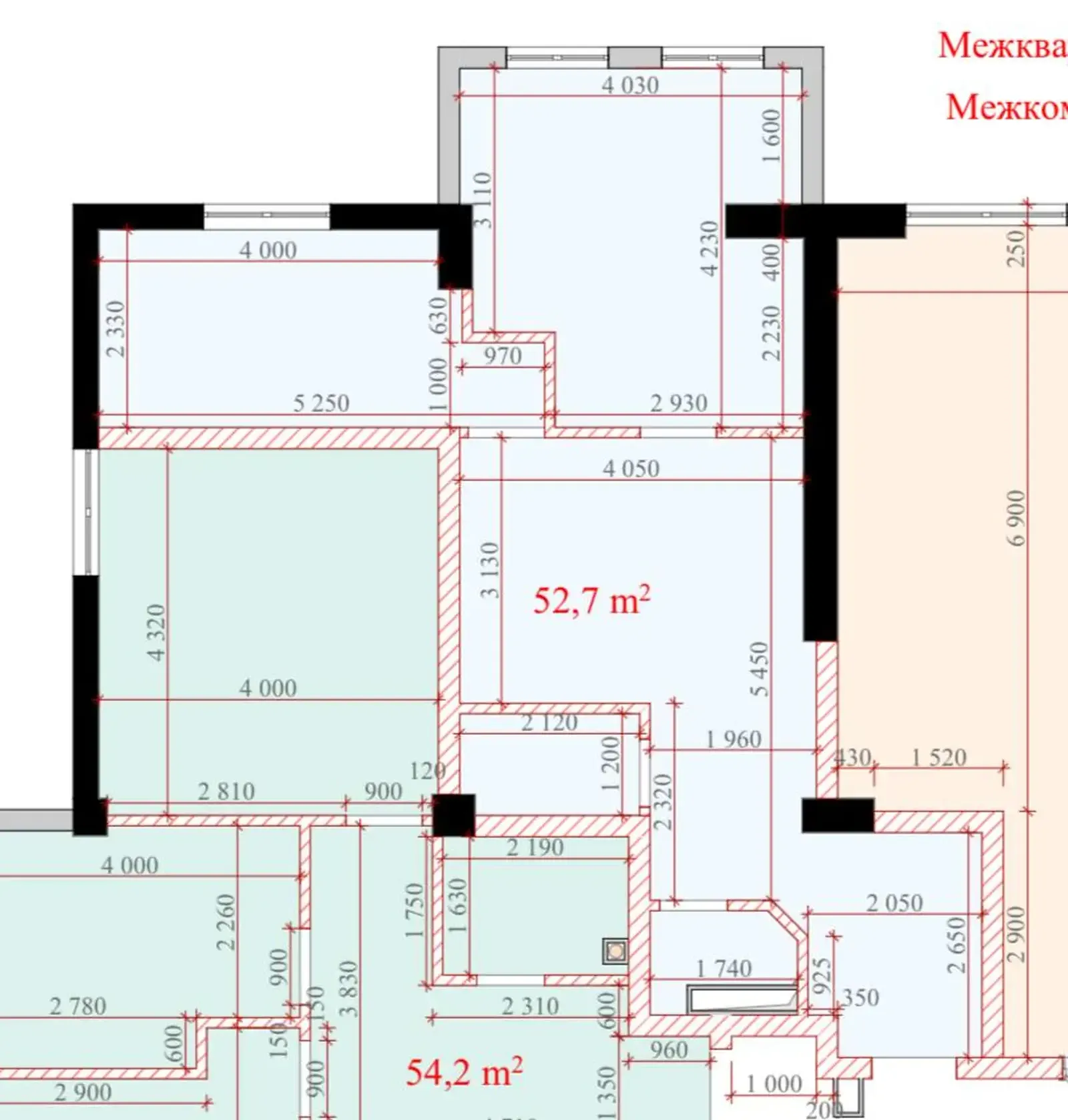 2-к квартира, 18 этаж, 53 м², Шохмансур Зелёный