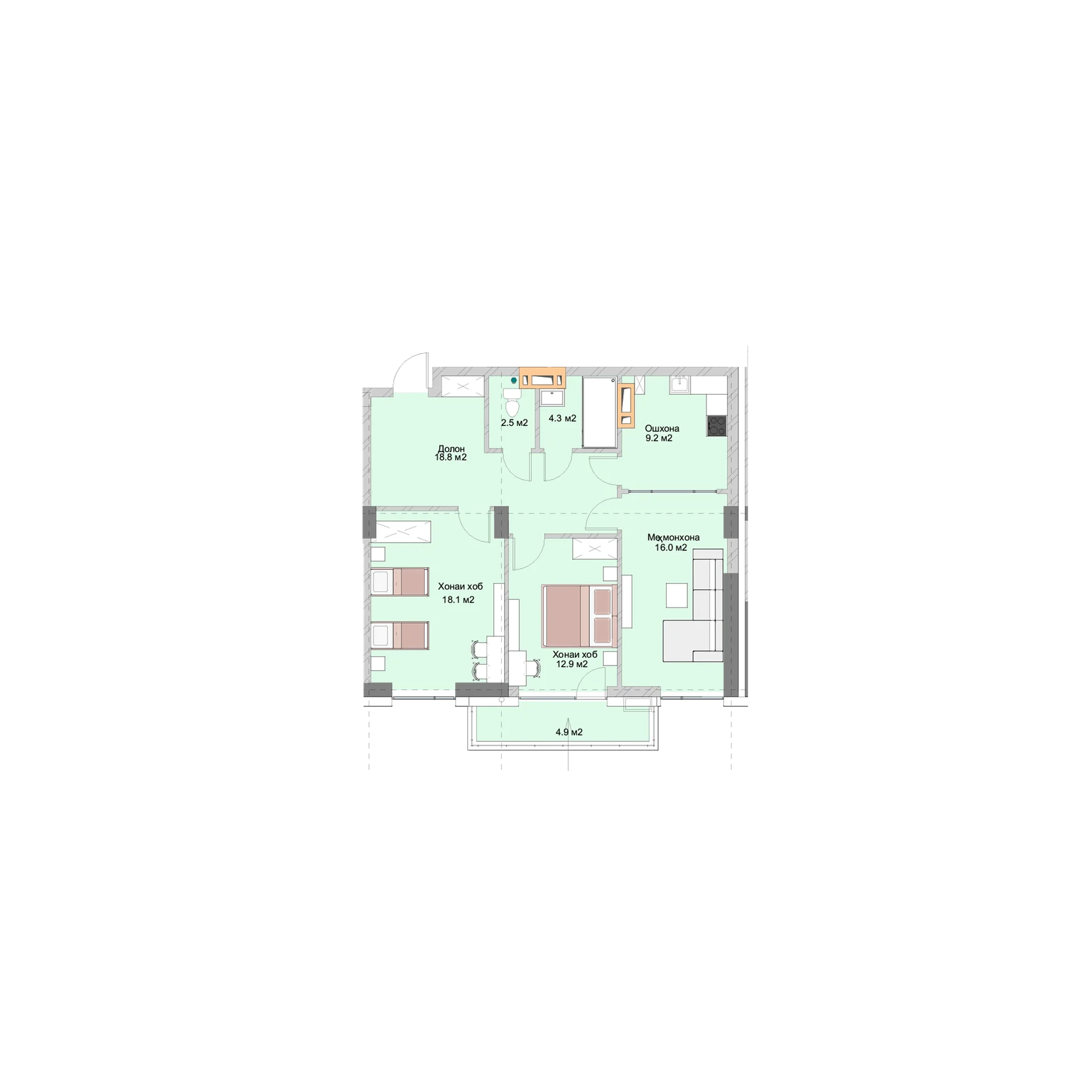 3-комн.