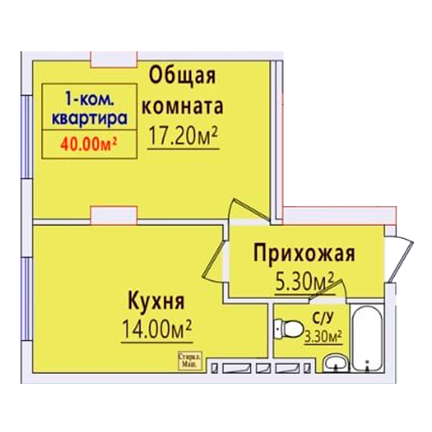 1-комн.