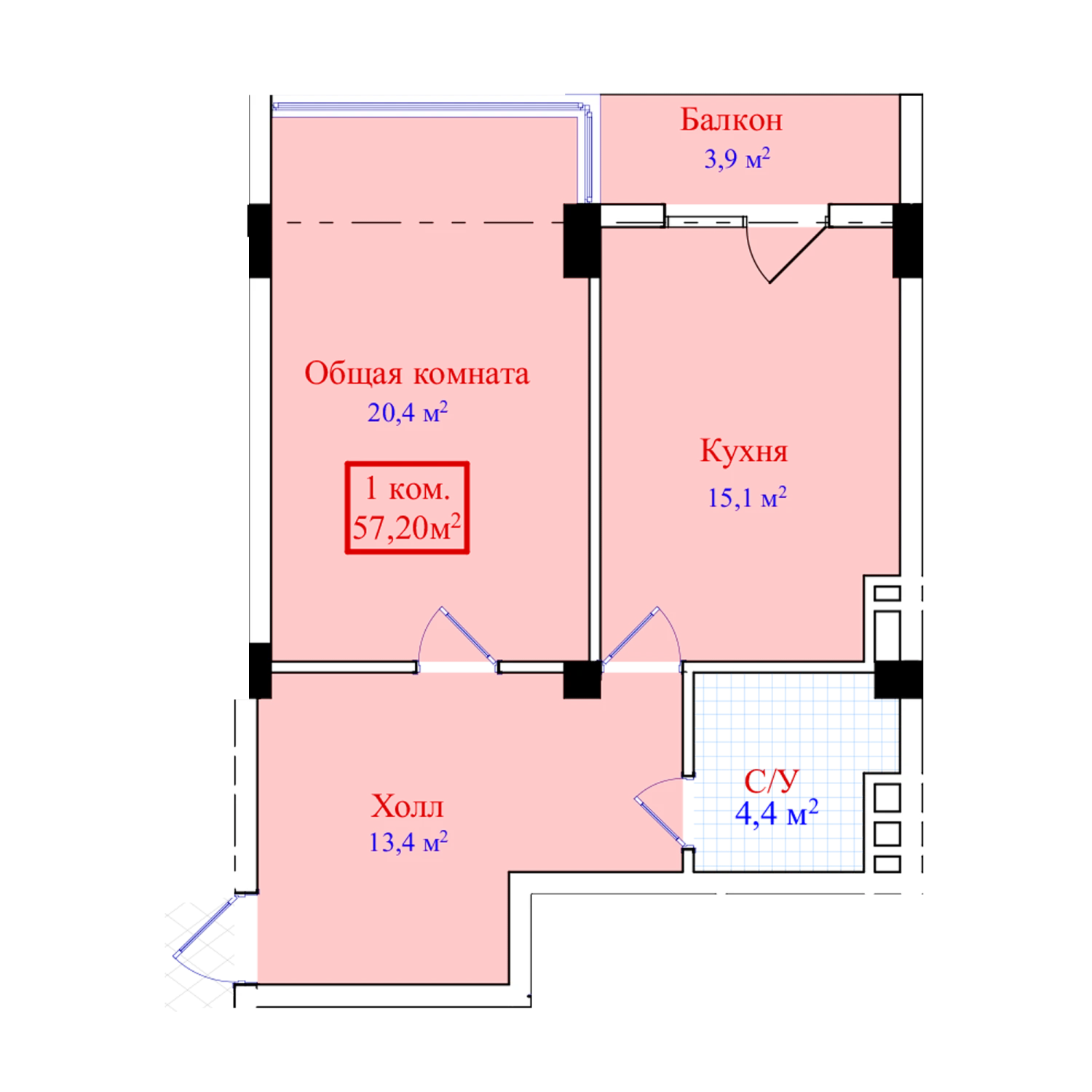 1-комн.