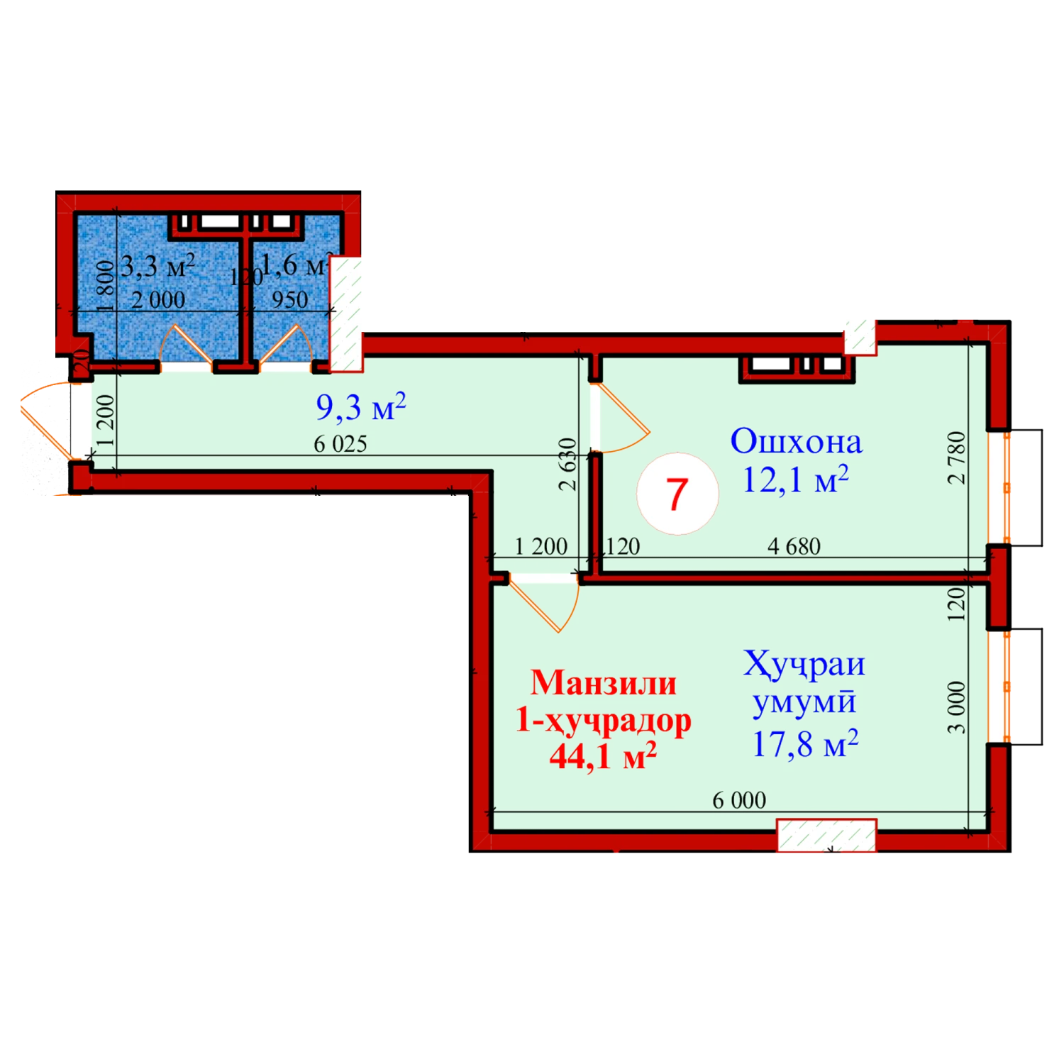 1-комн.