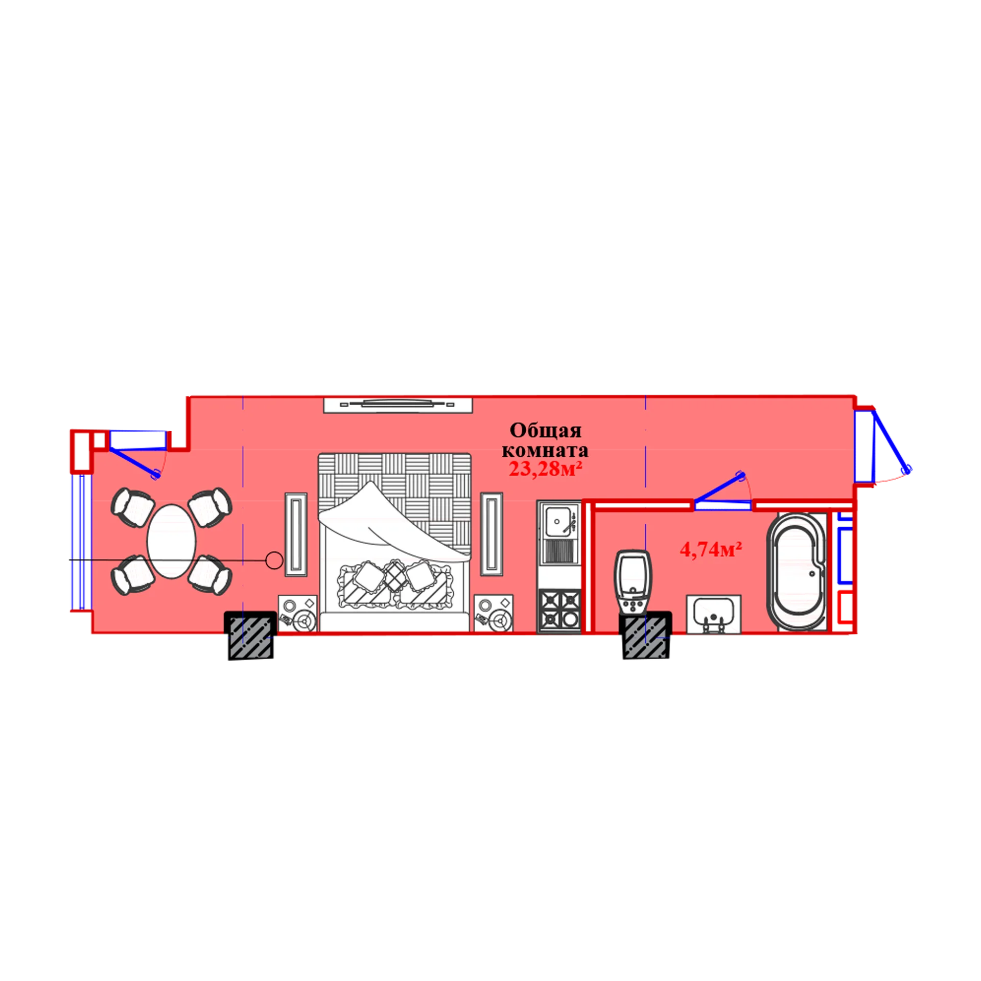 1-комн.