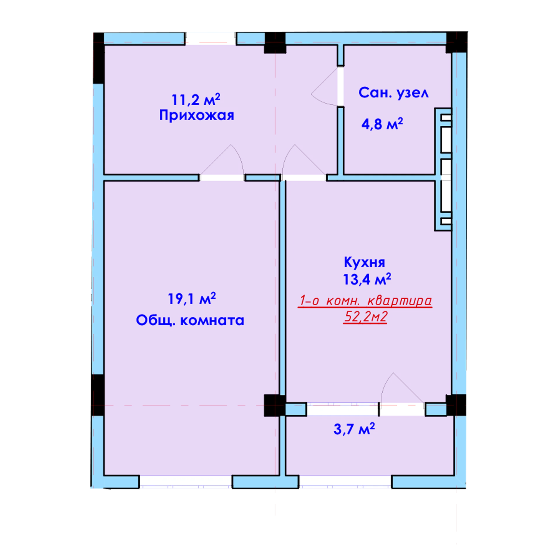 1-комн.