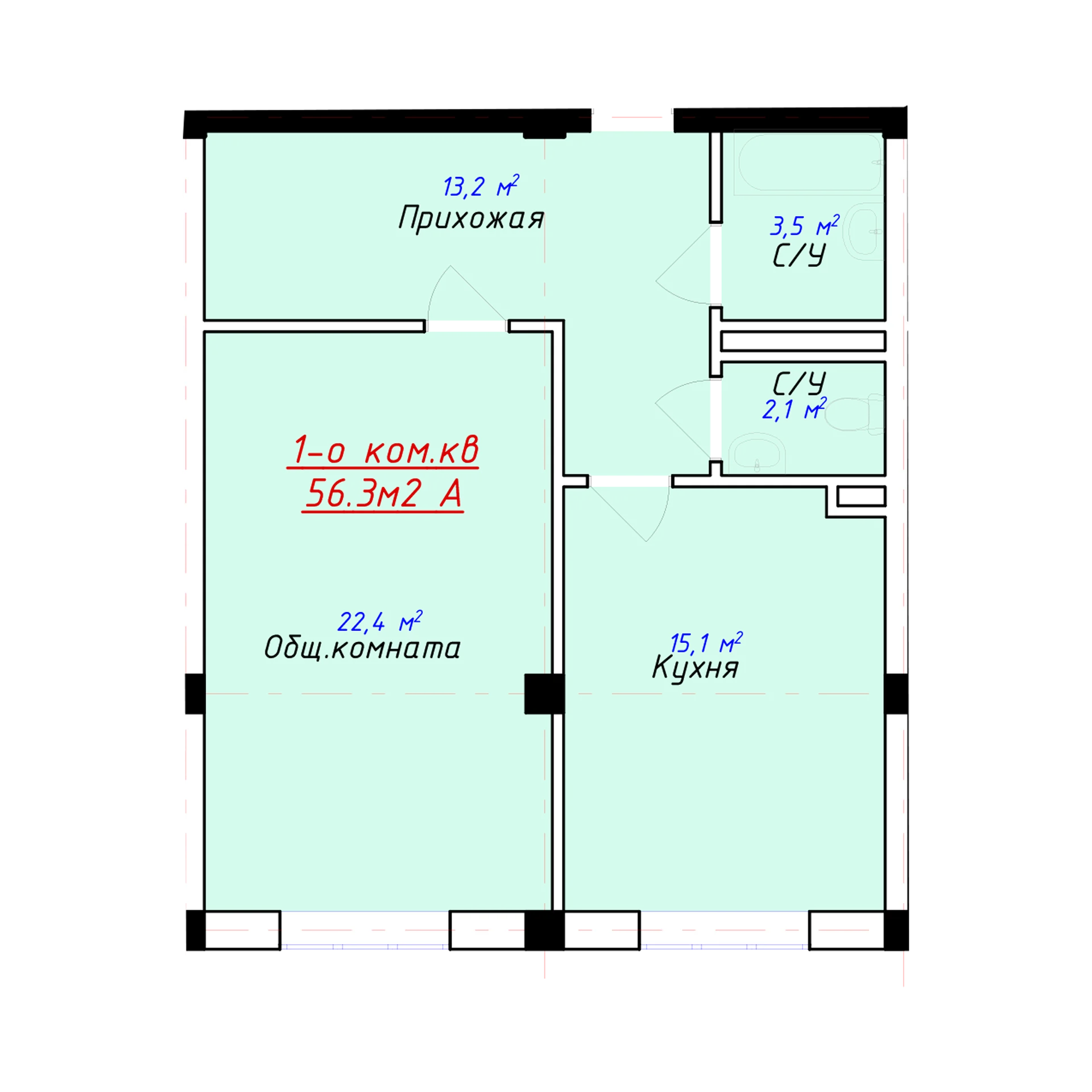 1-комн.