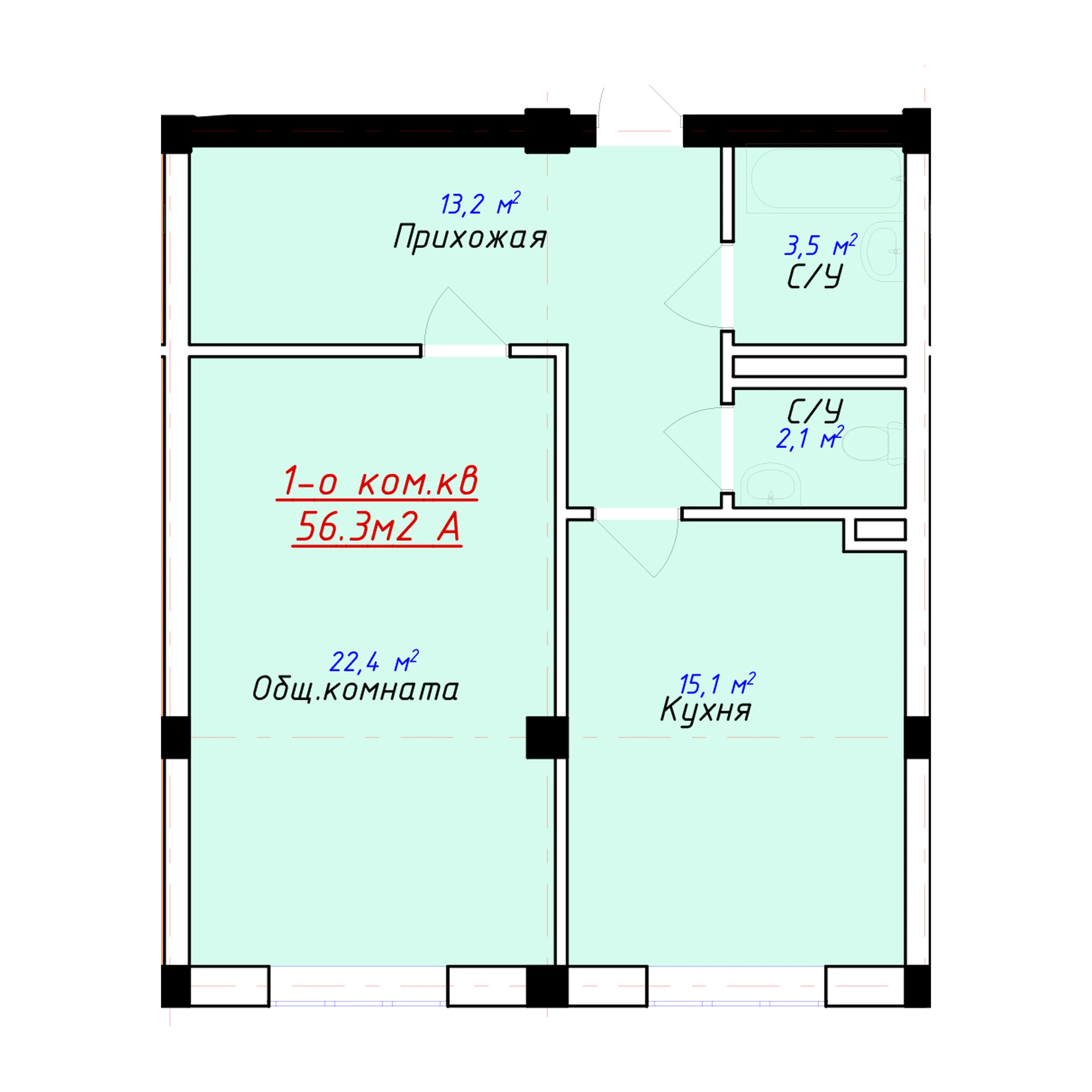 1-комн.