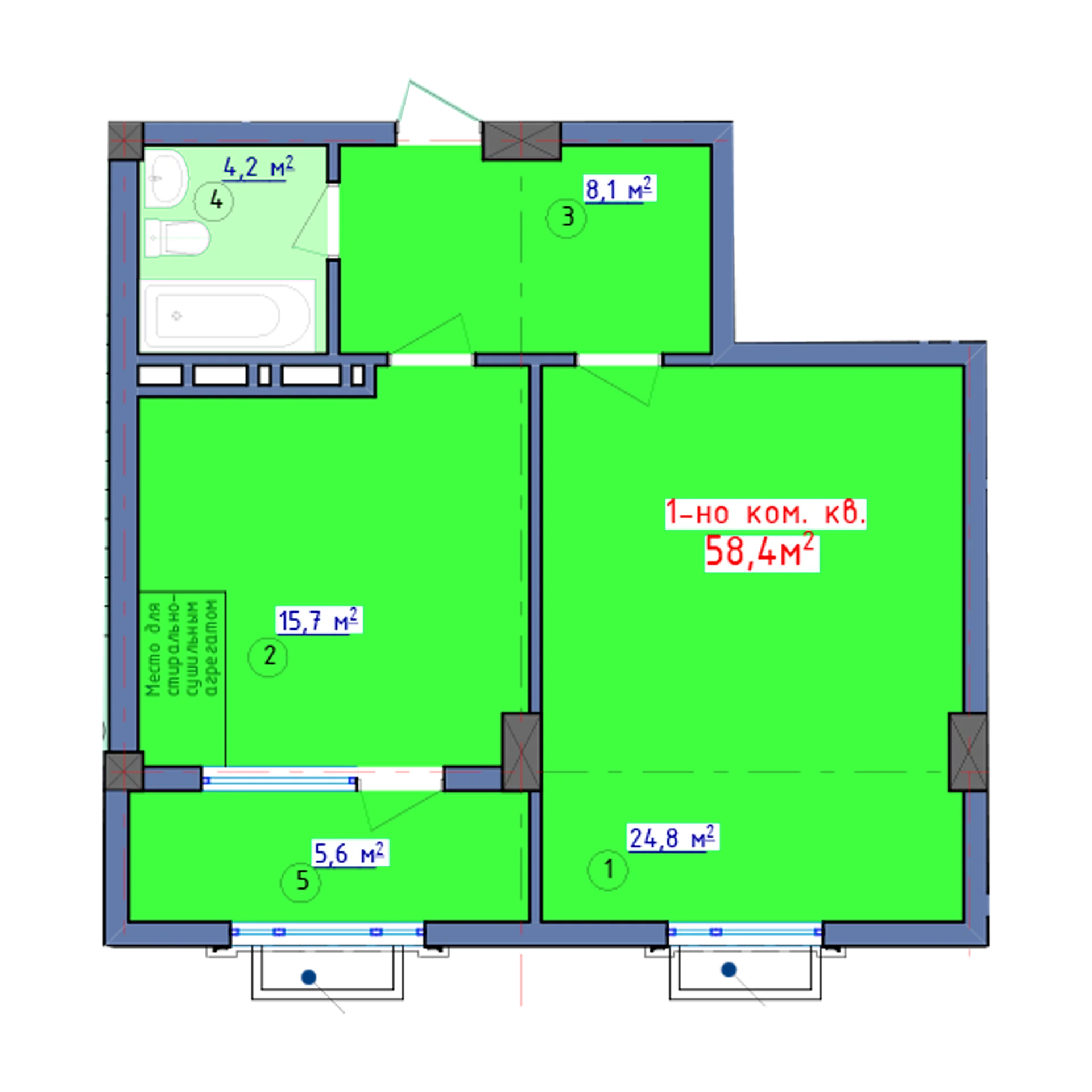 1-комн.