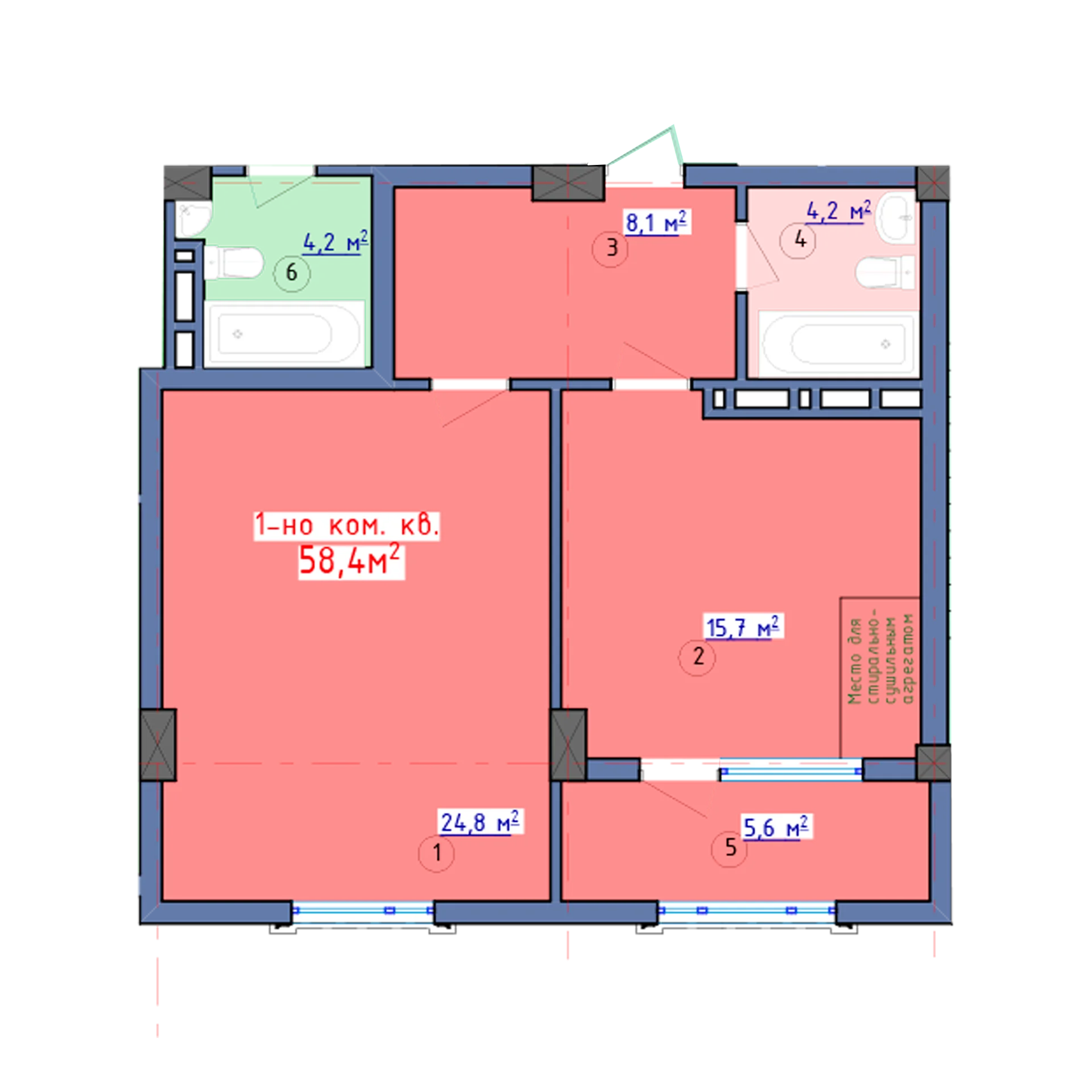 1-комн.