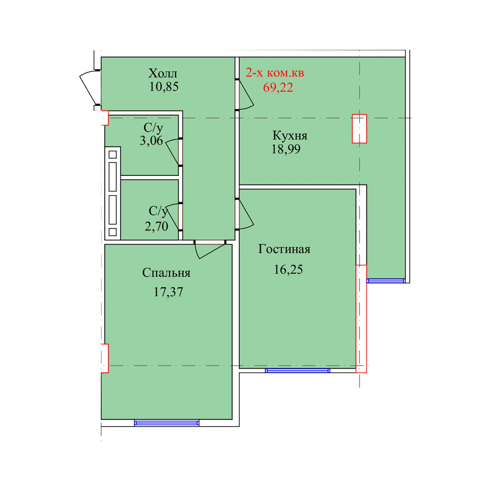 2-комн.