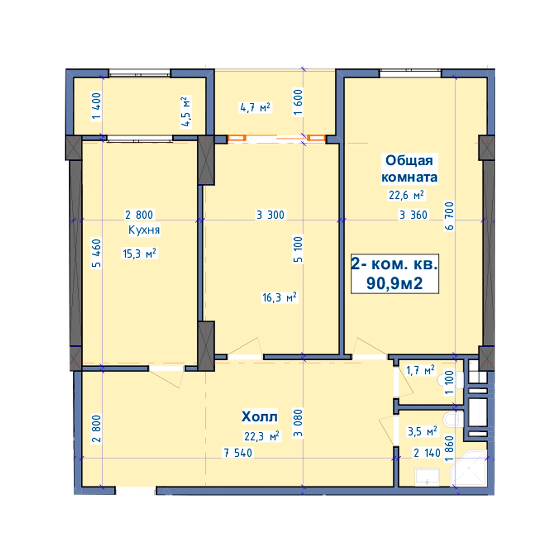 2-комн.
