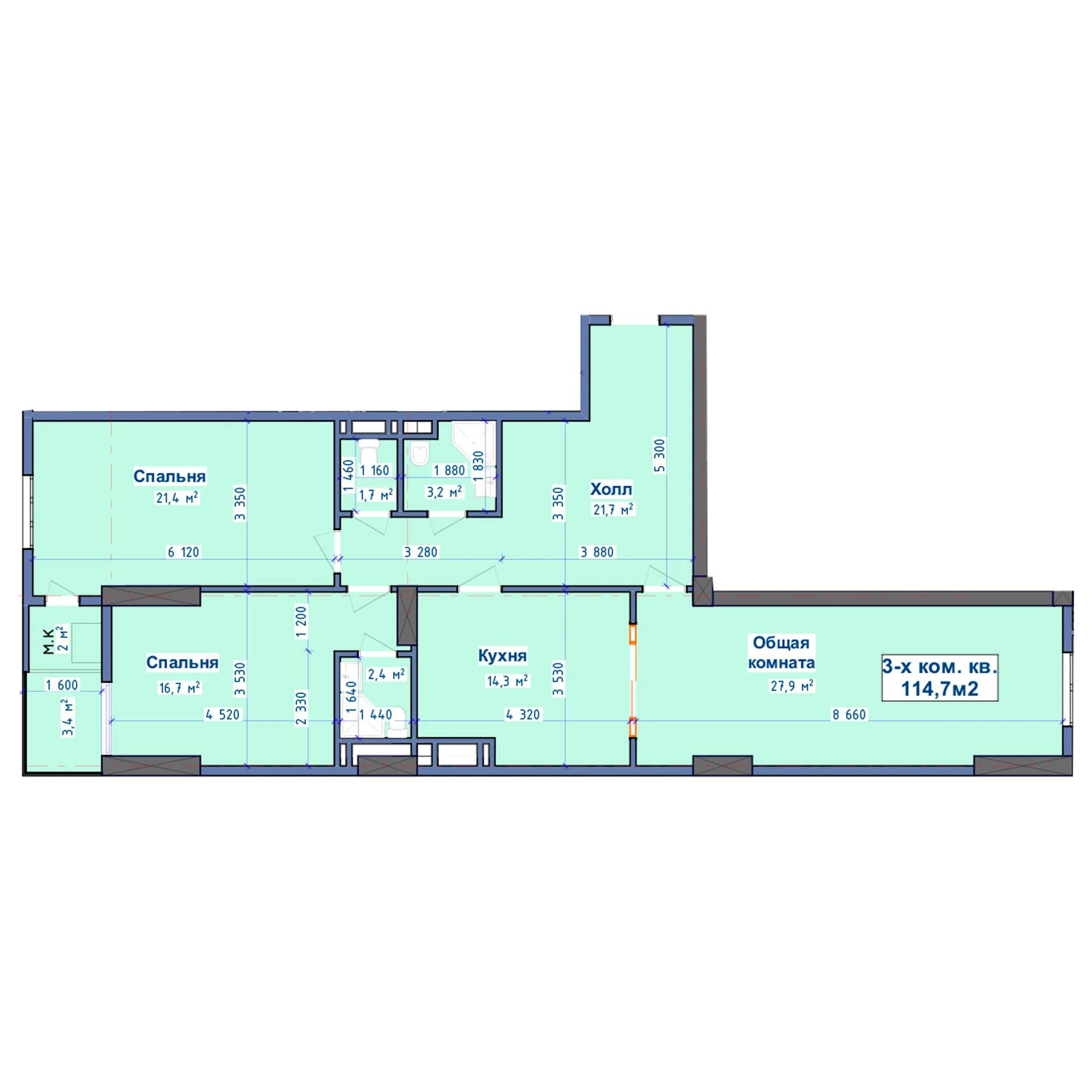 3-комн.