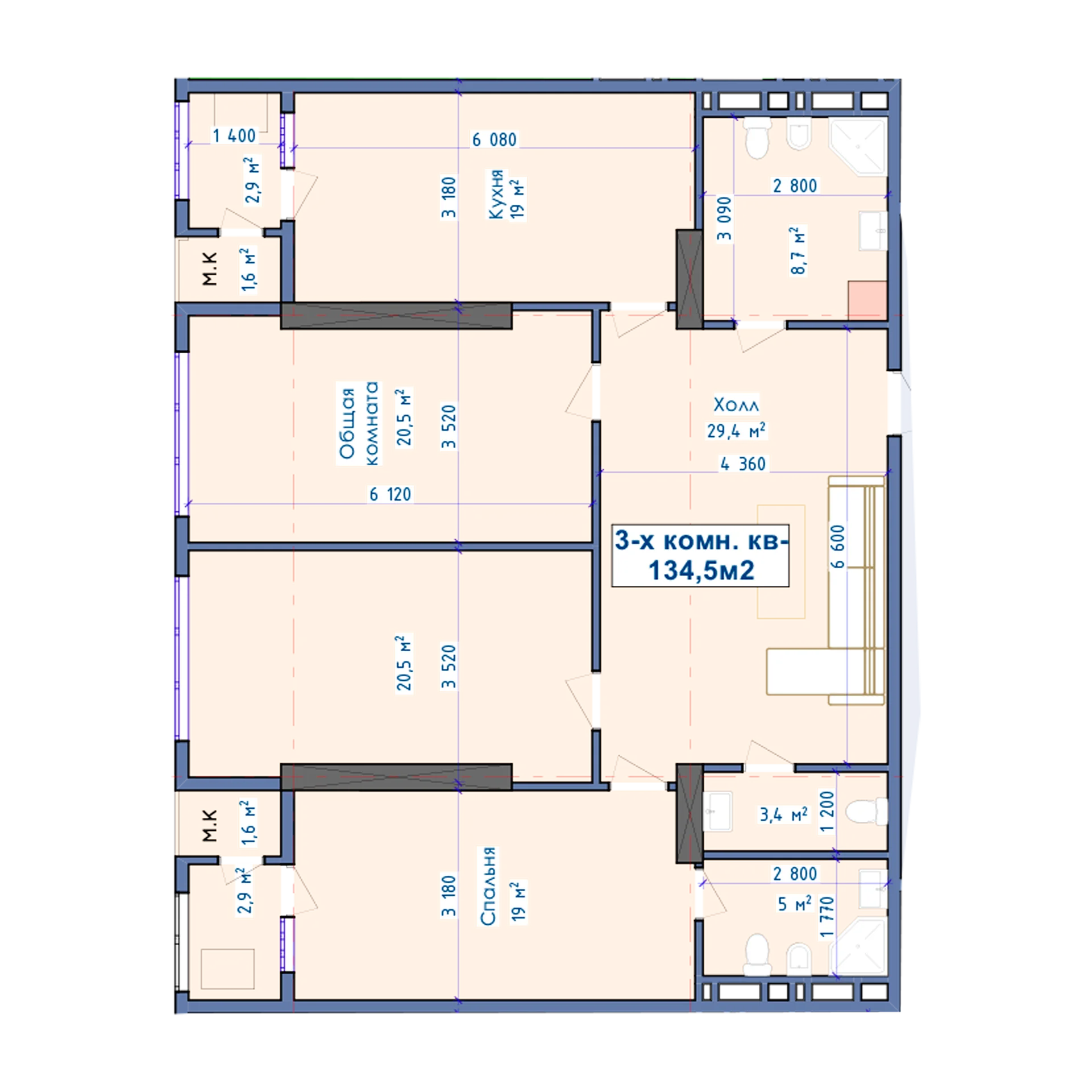 3-комн.