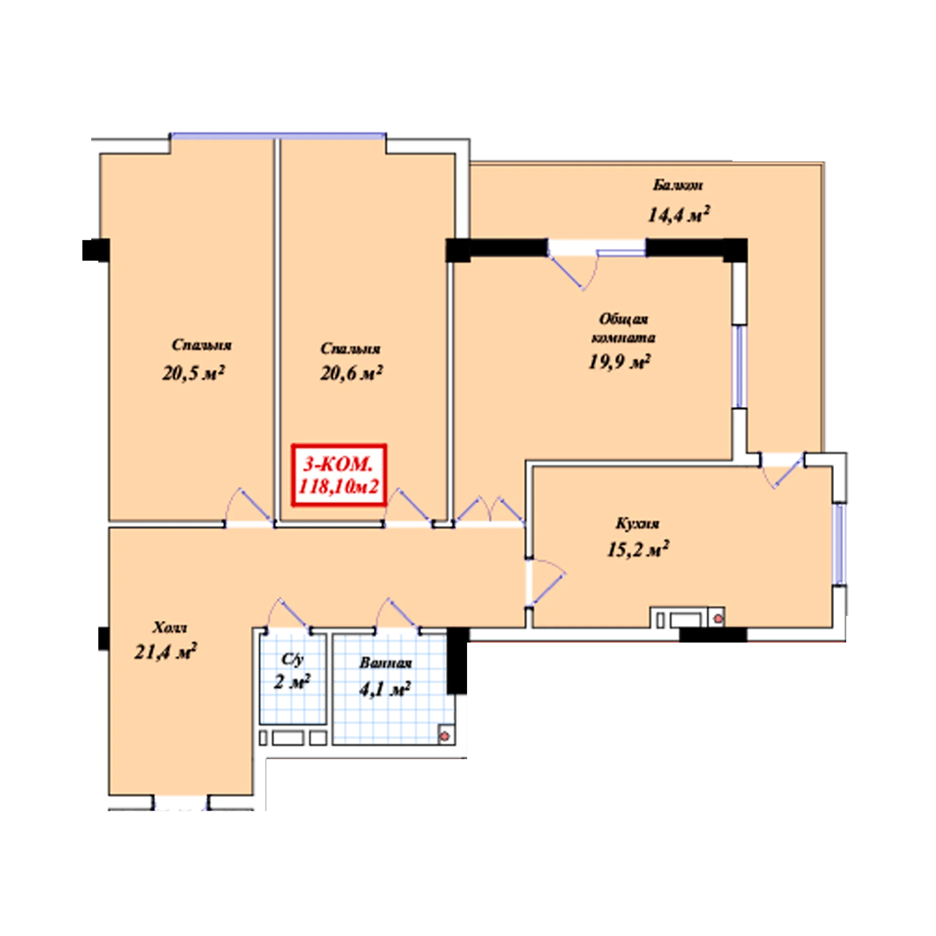 3-комн.