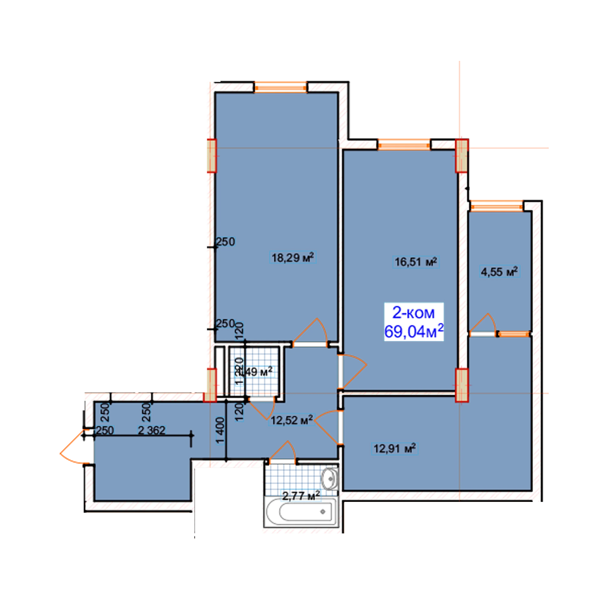 2-комн.