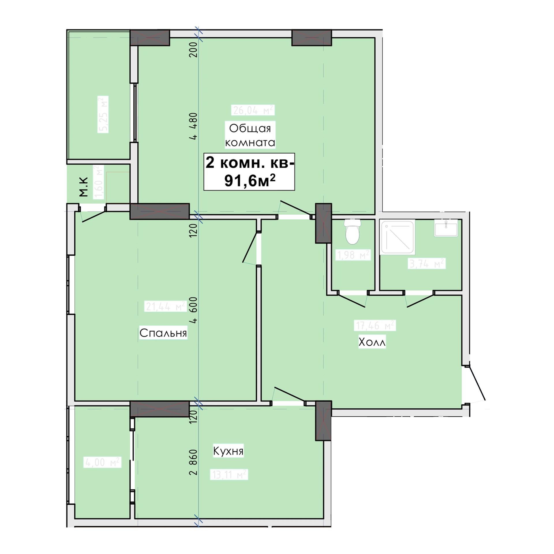 2-комн.