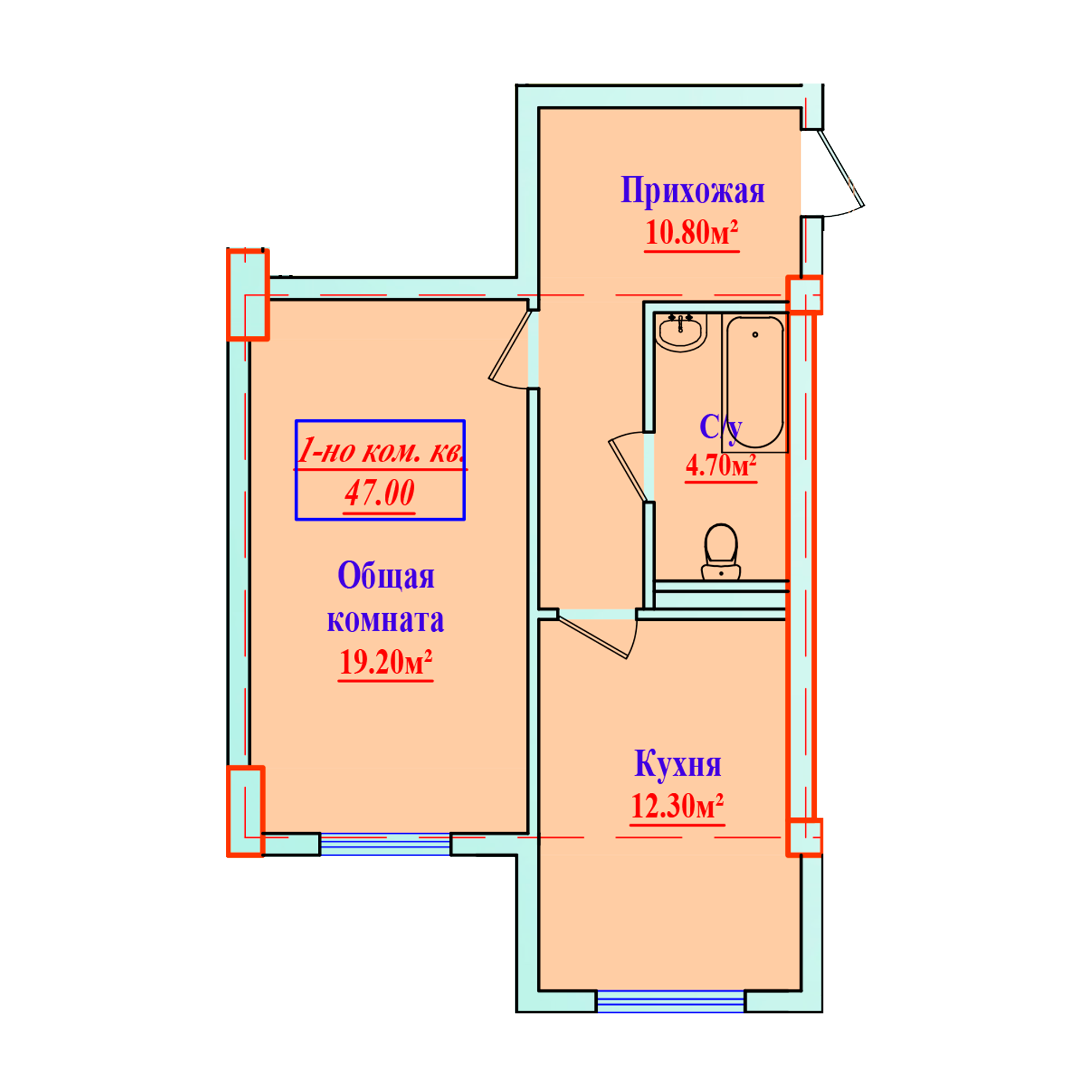 1-комн.