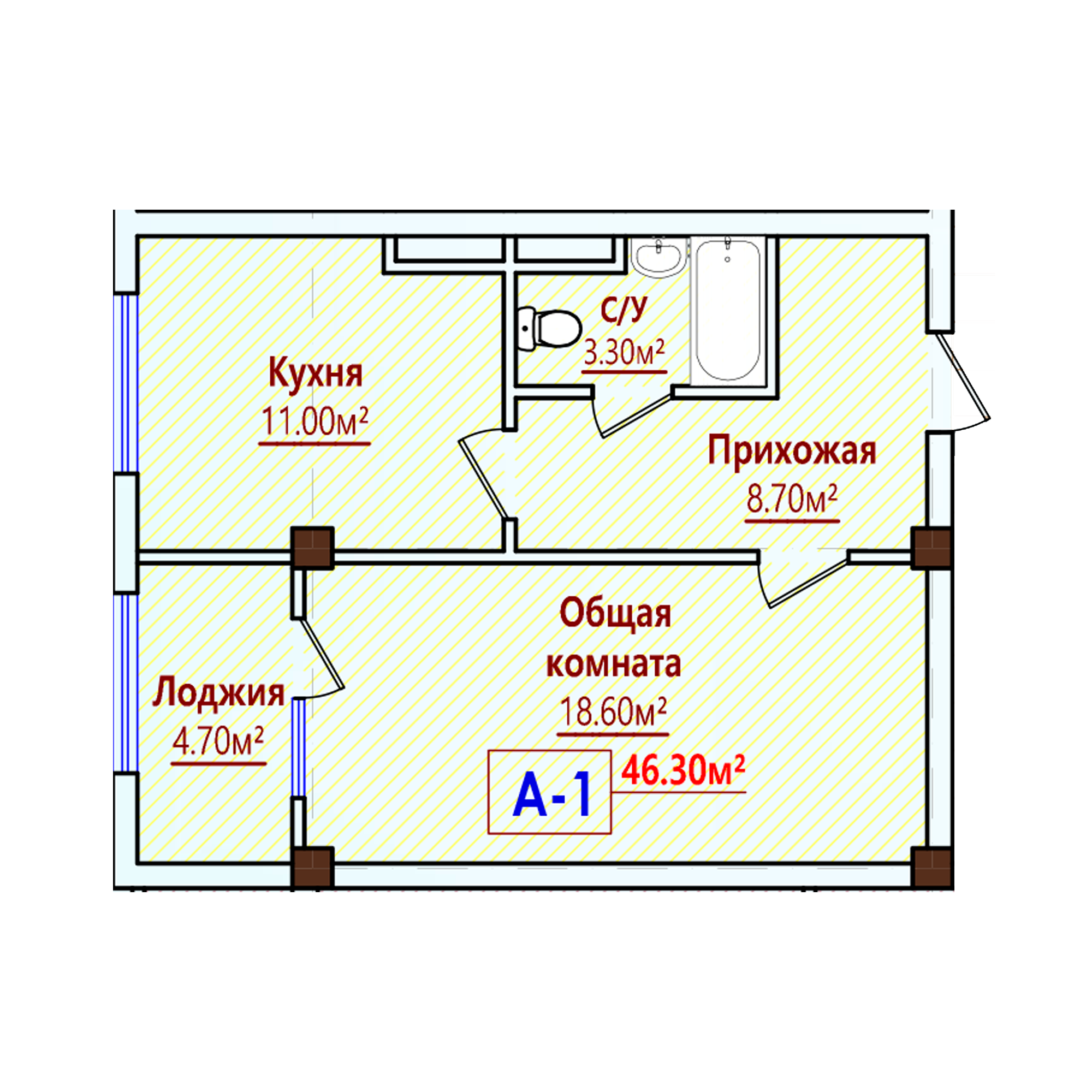 1-комн.
