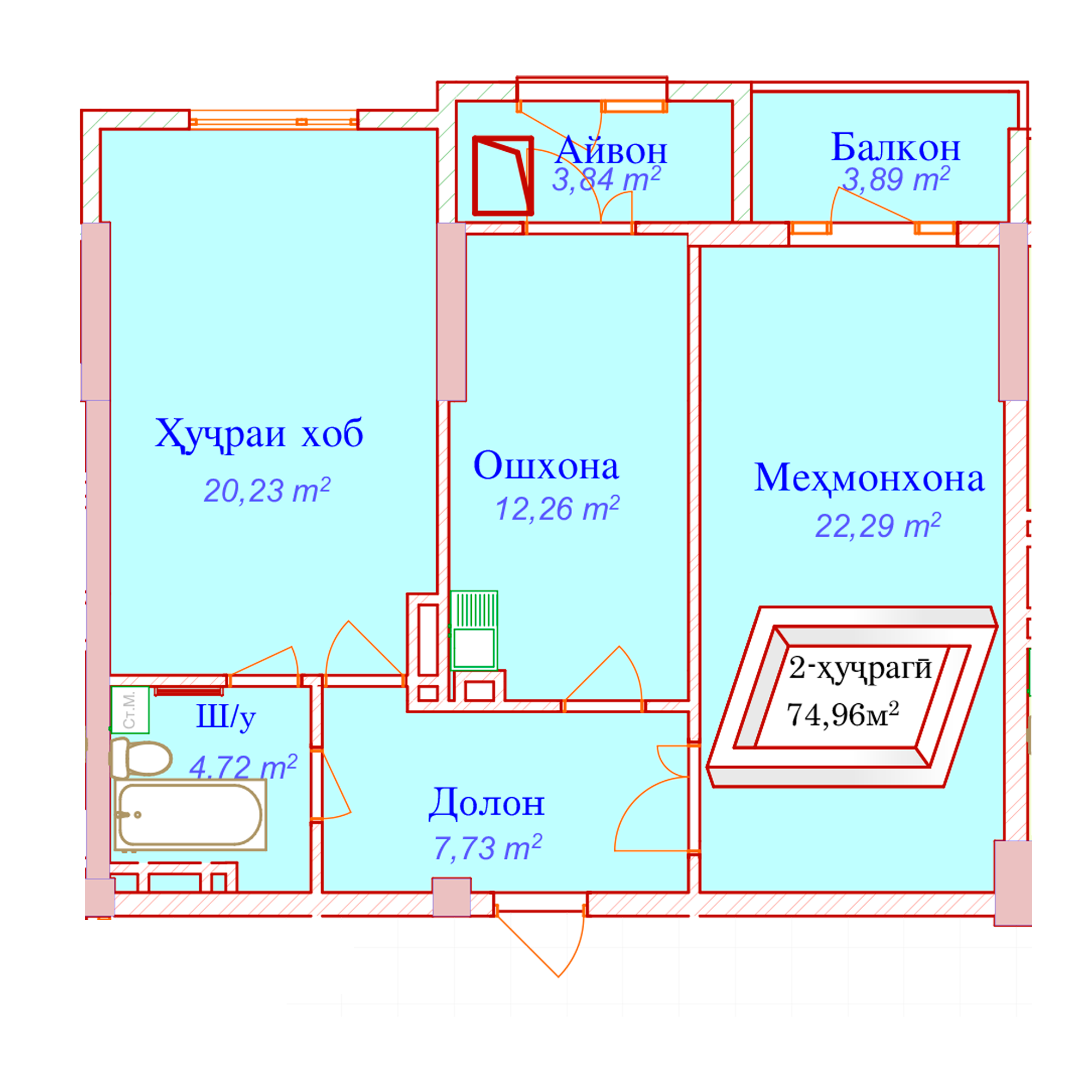2-комн.