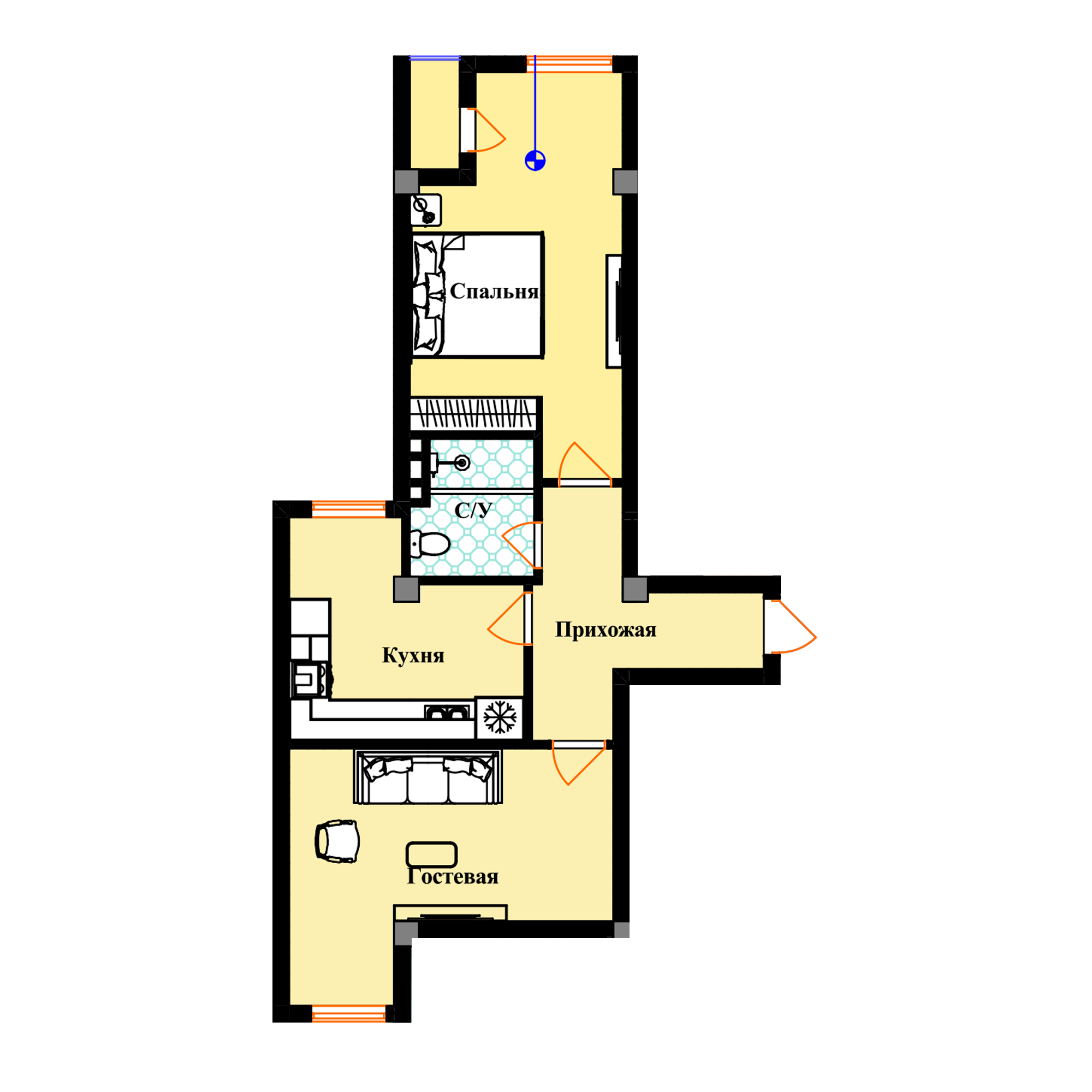 1-комн.