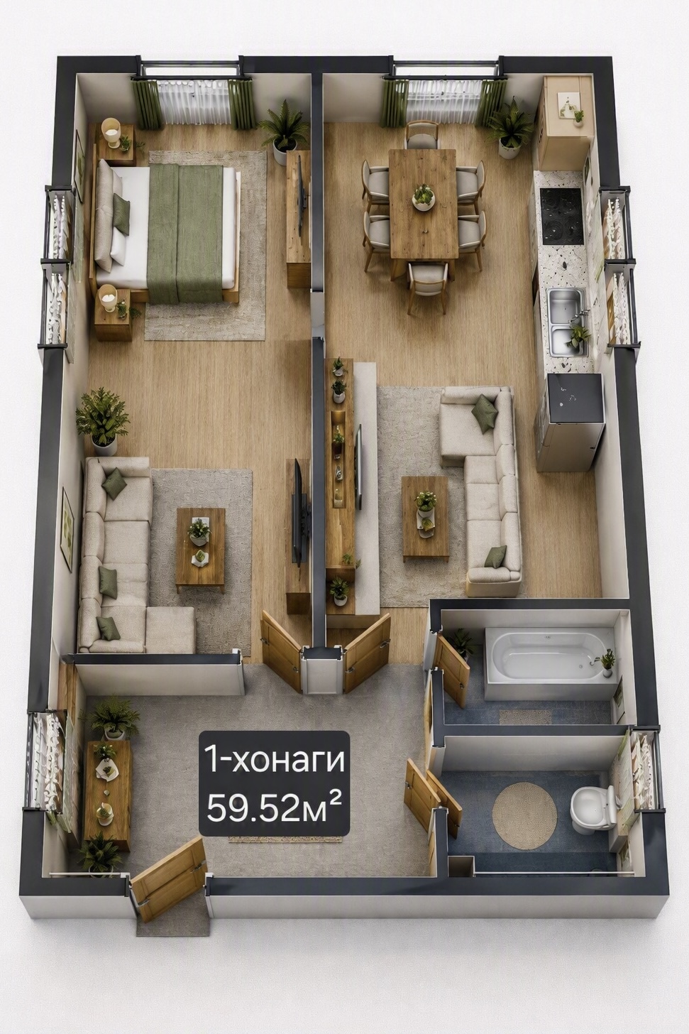 1-комн.
