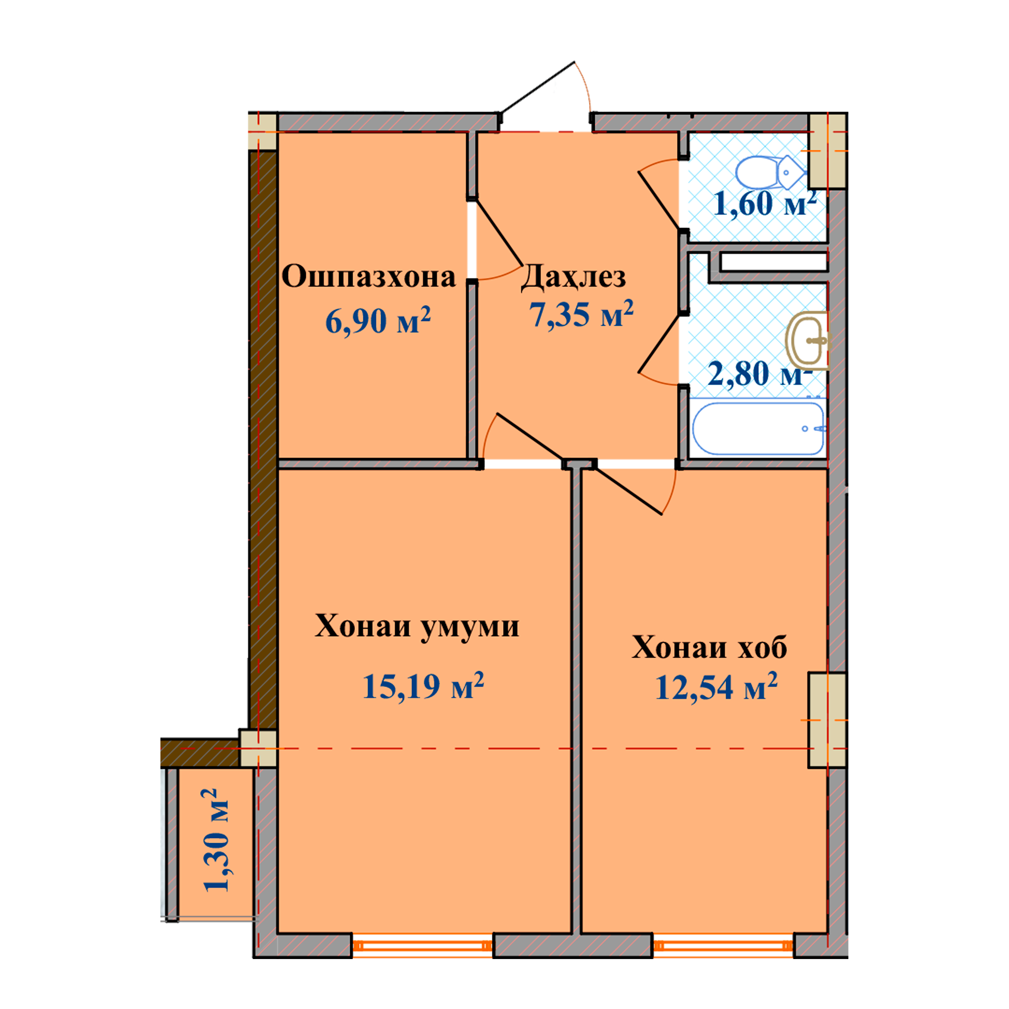 1-комн.