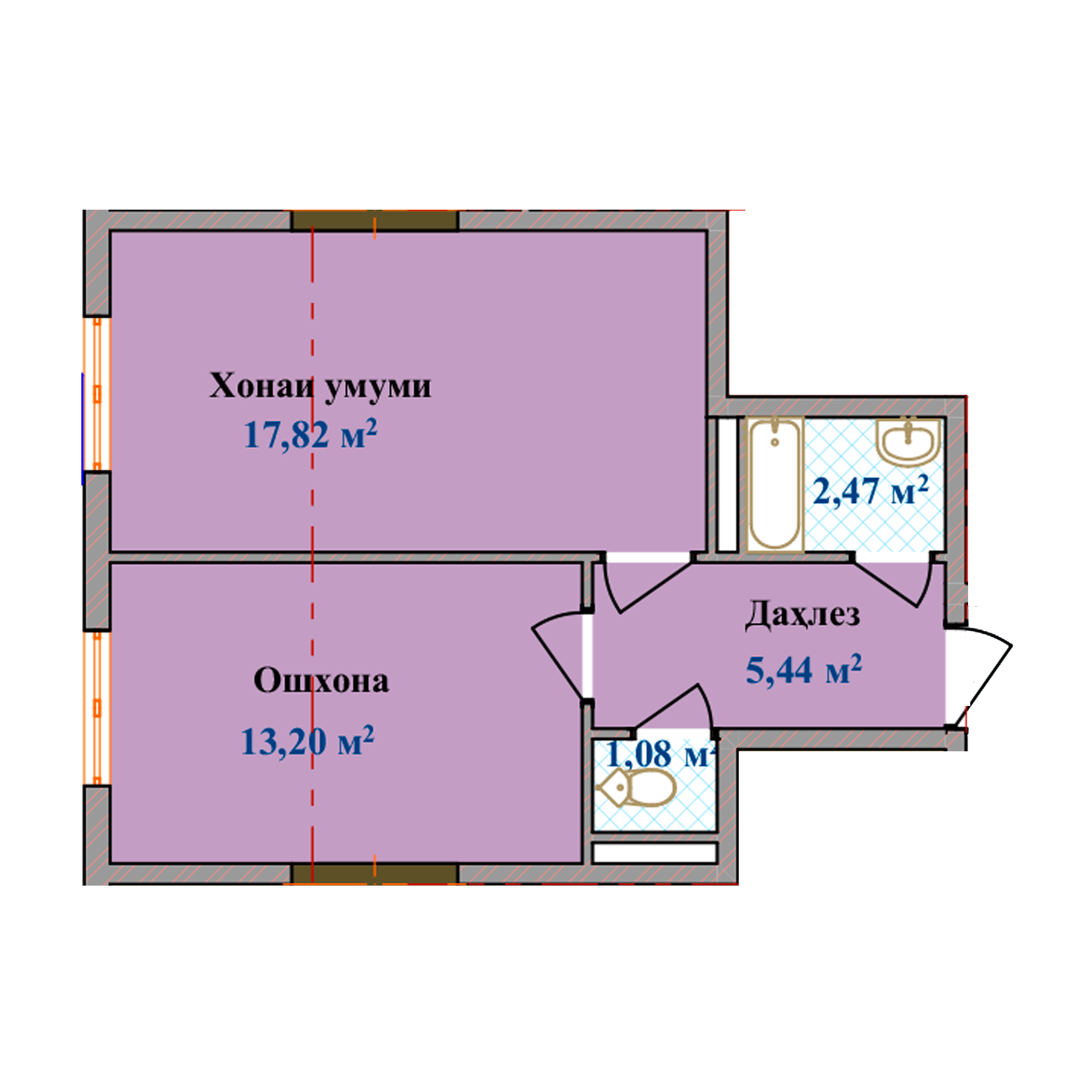 1-комн.