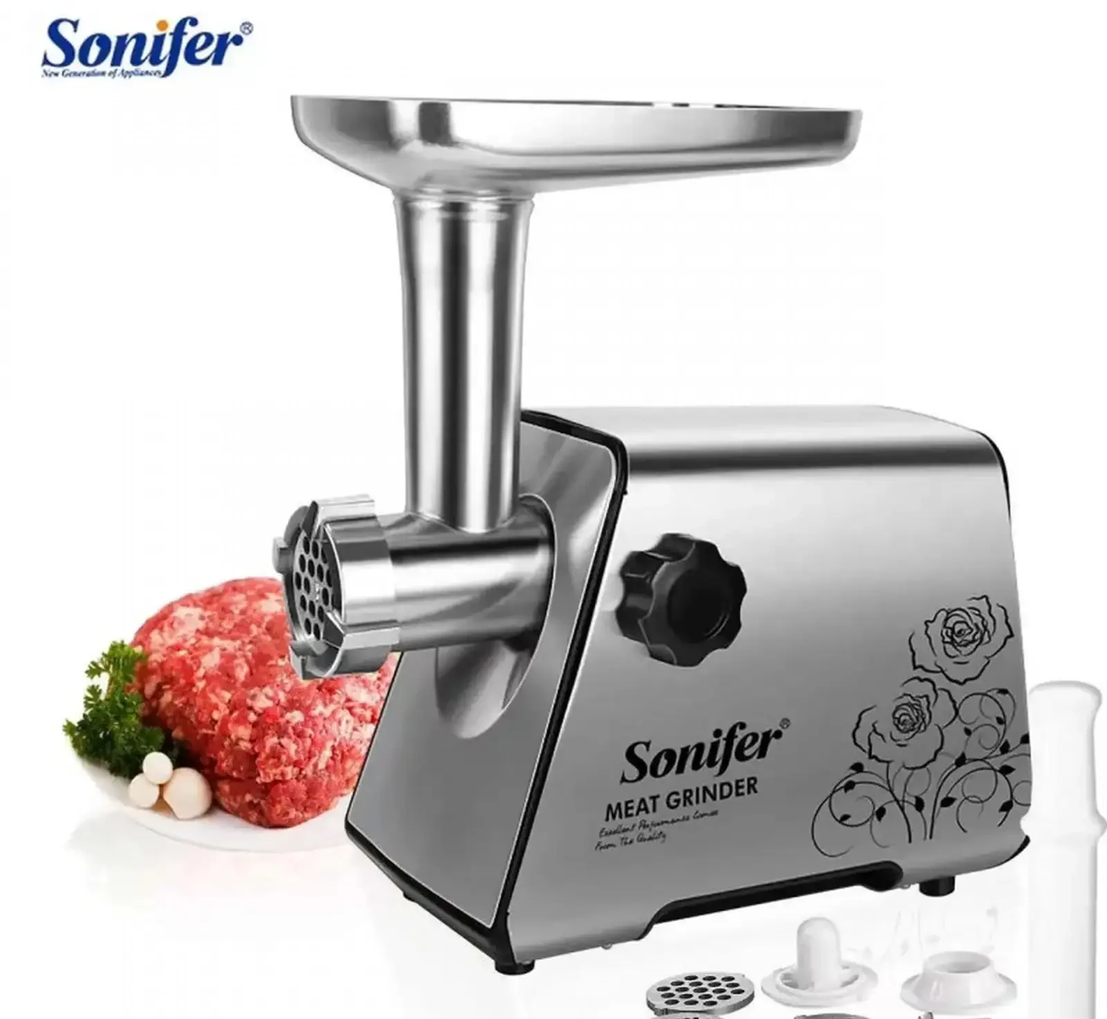Мясорубка sonifer-sf-5016 — фото 2