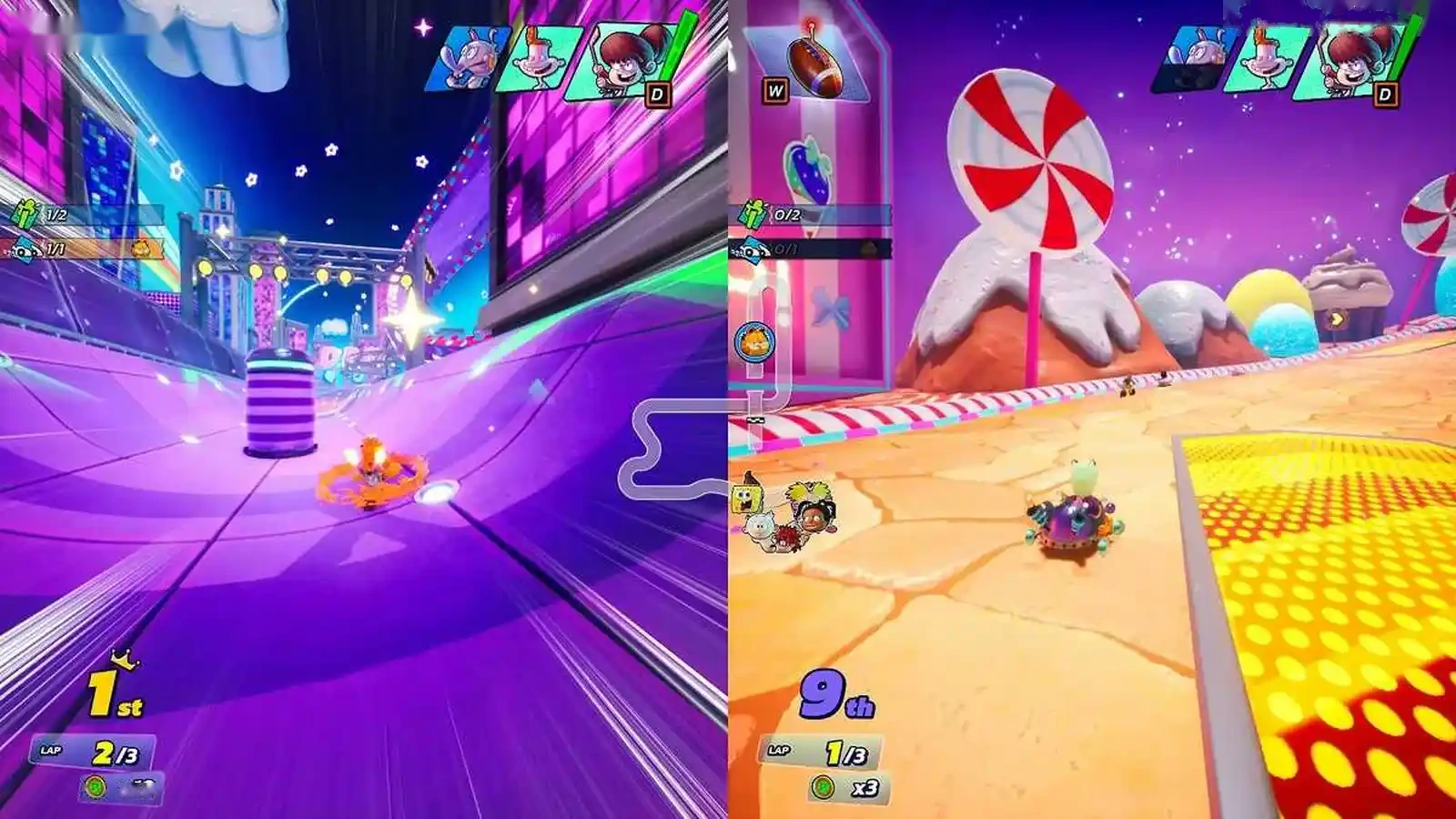 Игра Nickelodeon Kart Racers 3 Slime Speedway Turbo Edition для PS4 — фото 4