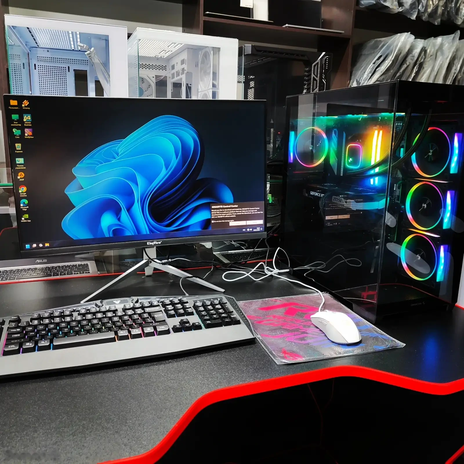 Игровой Компьютер DeepCool CG580 Core i7-Ultra 265Kf DDR5 32GB SSD 512GB RTX 506 — фото 6