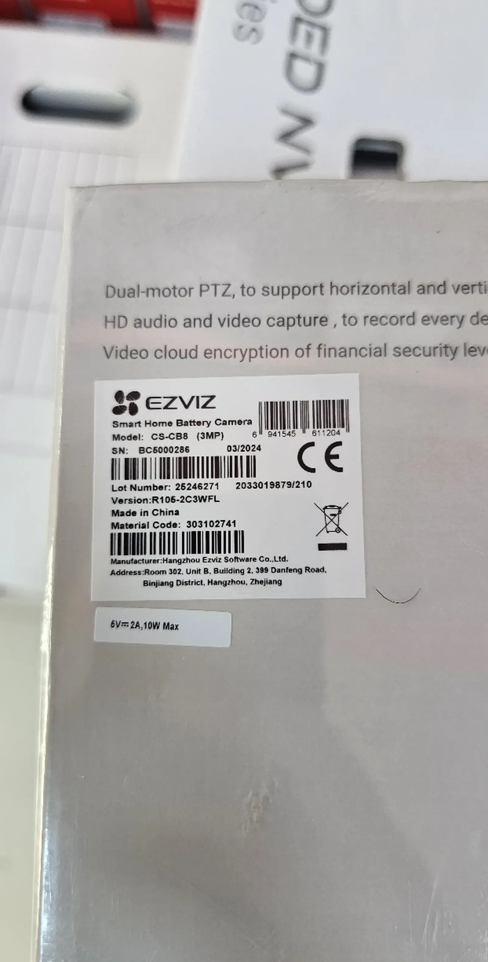 Smart Home Battery Camera