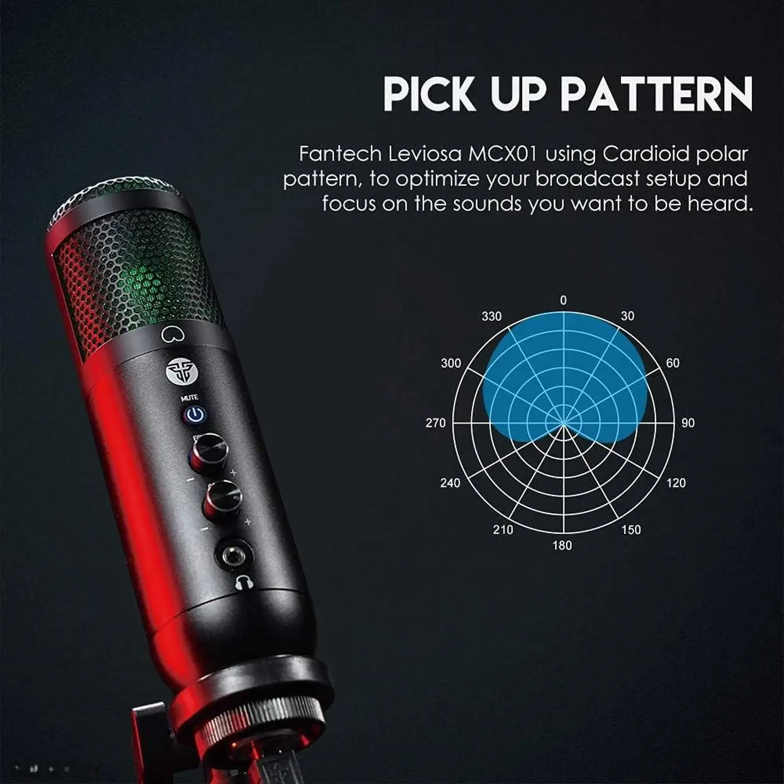 Микрофон Fantech Leviosa MCX01 — фото 6