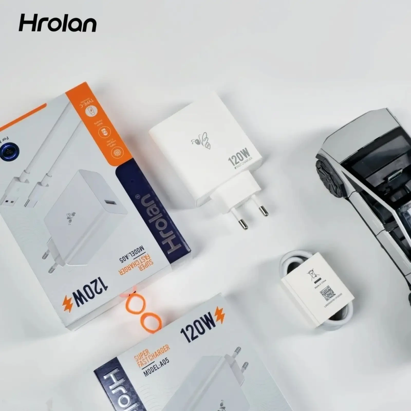 Зарядное устройство Hrolan A05 120W Super Fast Charger — фото 2