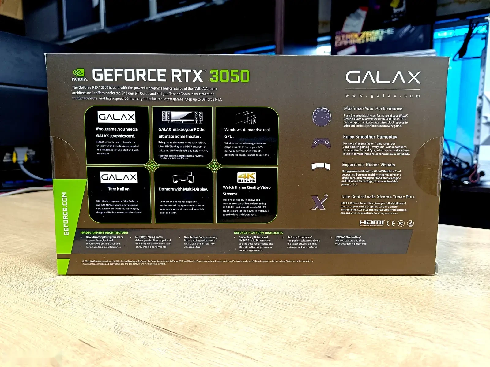 Видеокарта Galax GeForce RTX 3050 6GB GDDR6 — фото 2