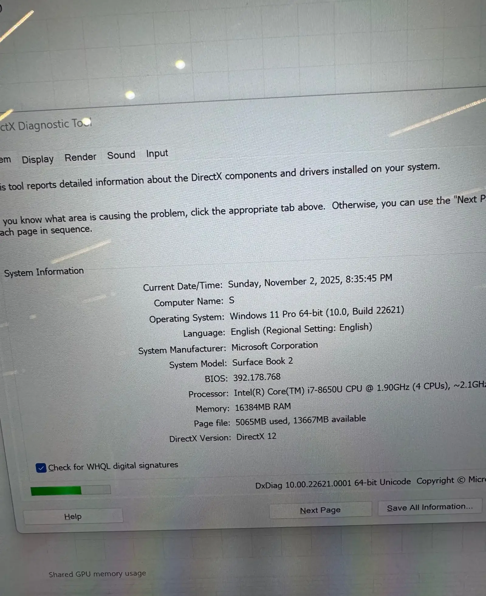 Ноутбук Surface Book 2 i7
