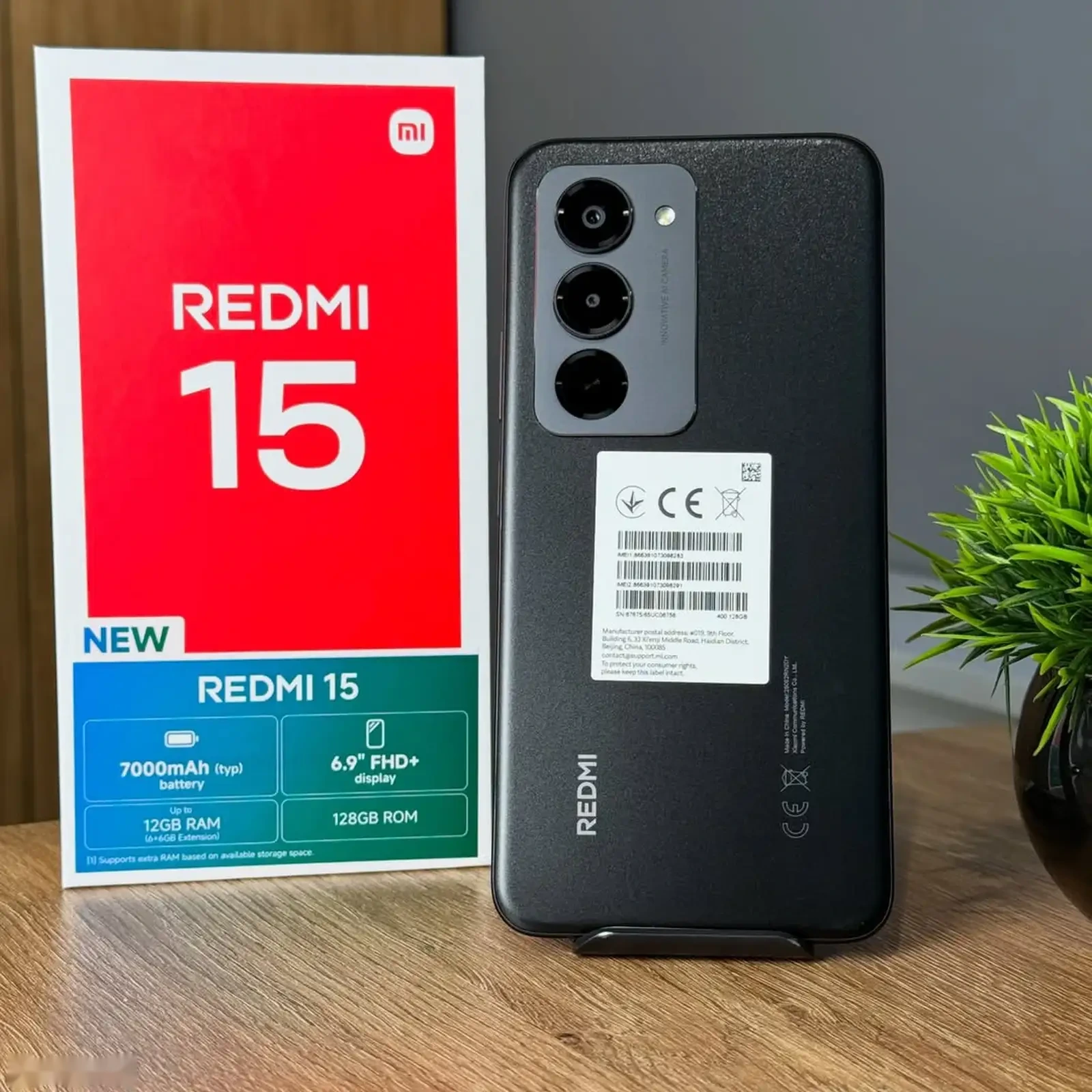 Xiaomi Redmi 15 16/256GВ Blackк 7000Мач Рurple — фото 4