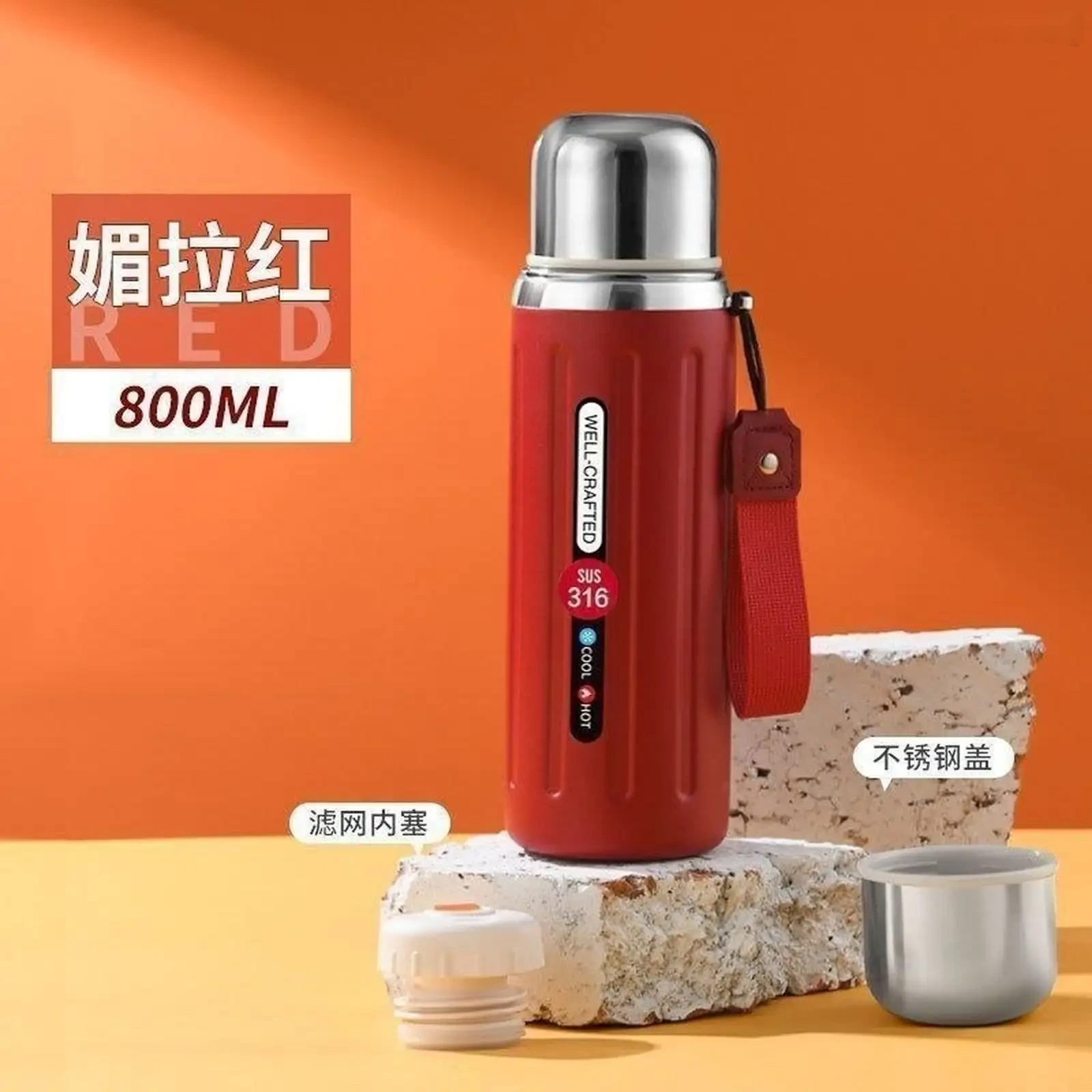 Термос для воды 800 ML — фото 2