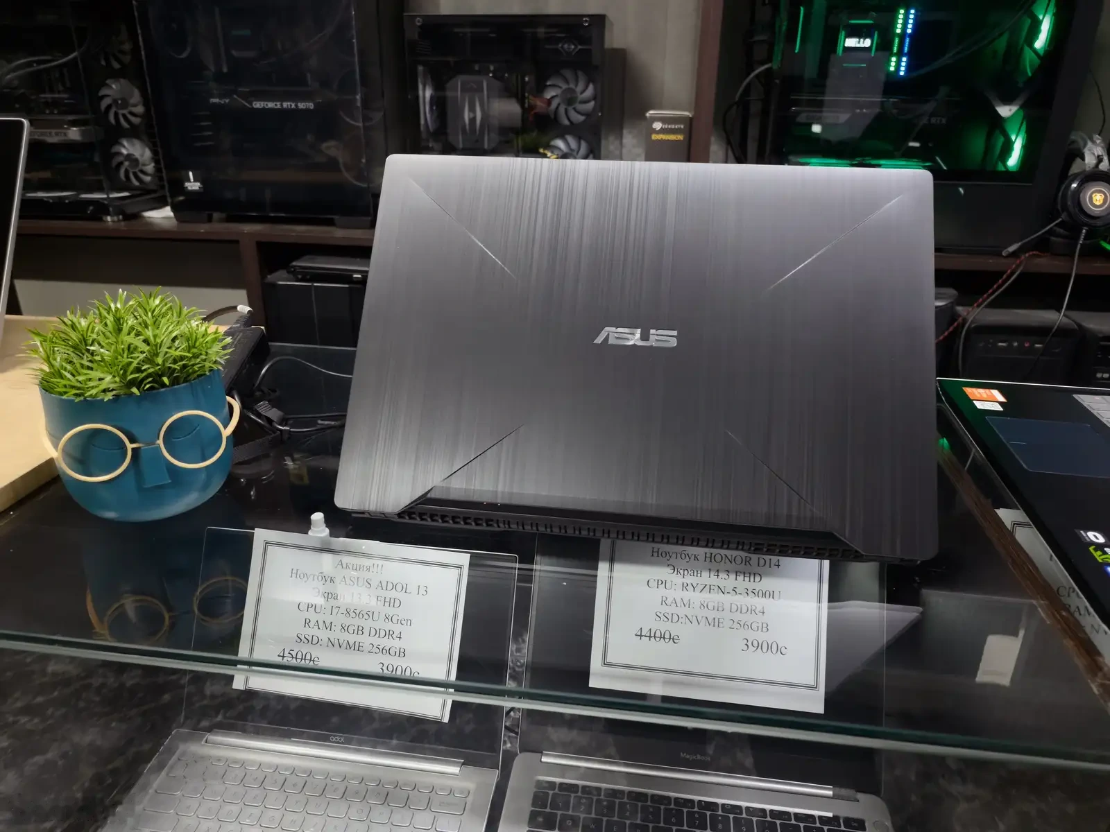 Игровой Ноутбук ASUS TUF FX504 Core i5-8GEN 8GB/128SSD 1TB HDD — фото 3