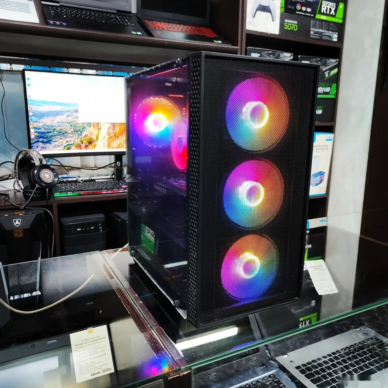 Игровой Компьютер GALAX Black Core i5 DDR4 16GB SSD 480GB GTX 1650S — фото 8