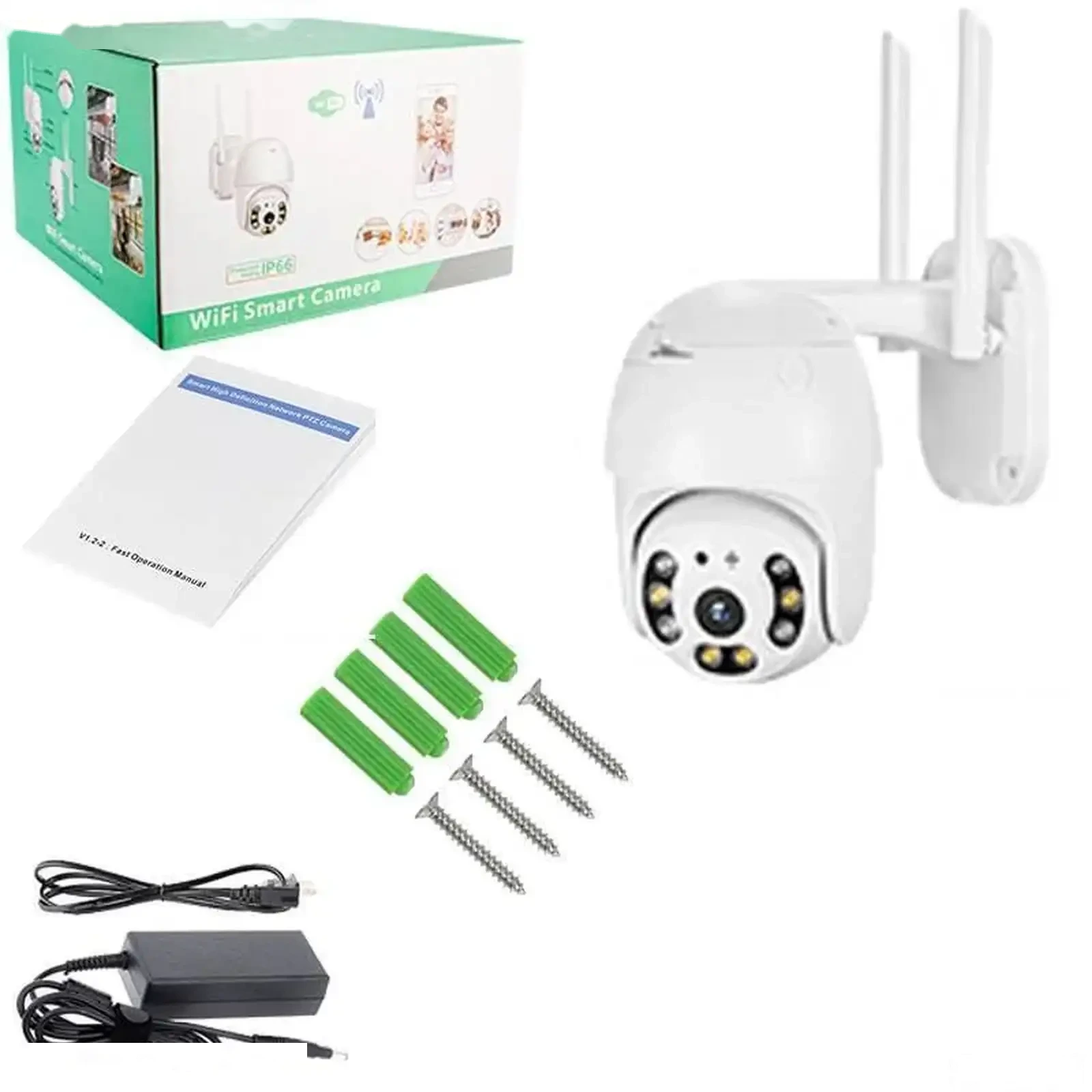 Уличная беспроводная камера наблюдения WiFi smart camera 4MP