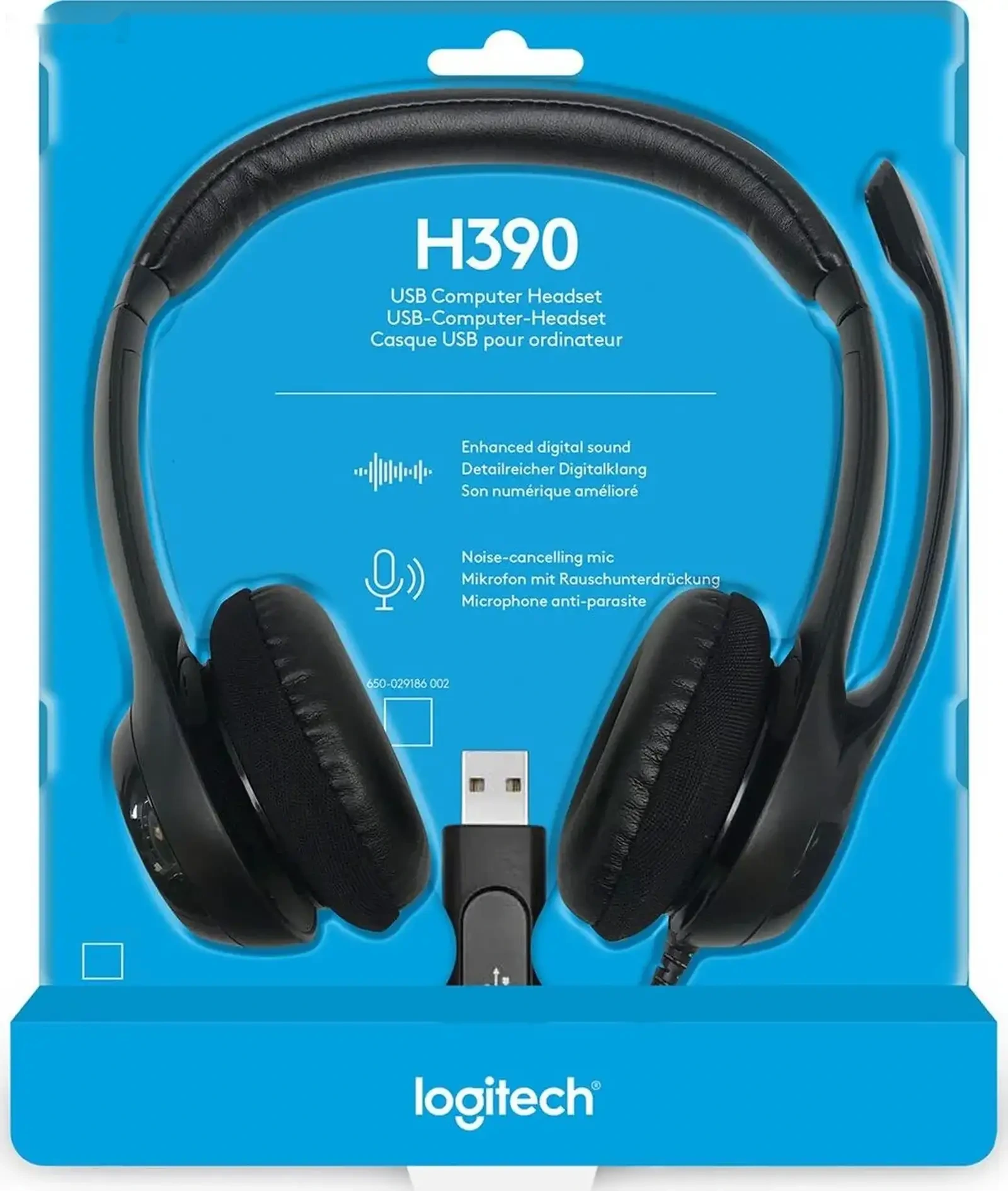 Проводная компьютерная гарнитураLogitech H390 — фото 7