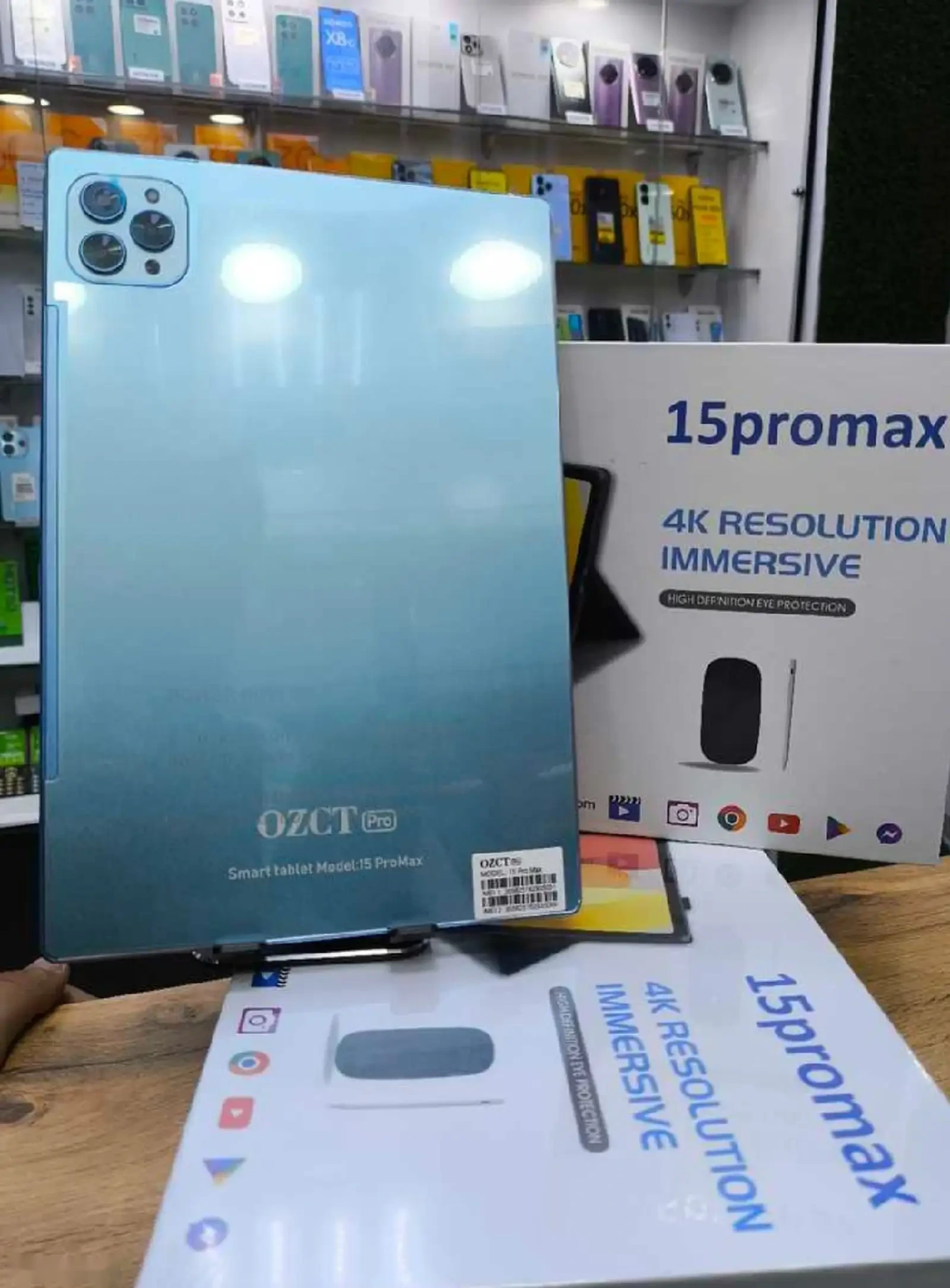 Планшет 15 Pro Max 16/512gb Blue 8000мач — фото 3