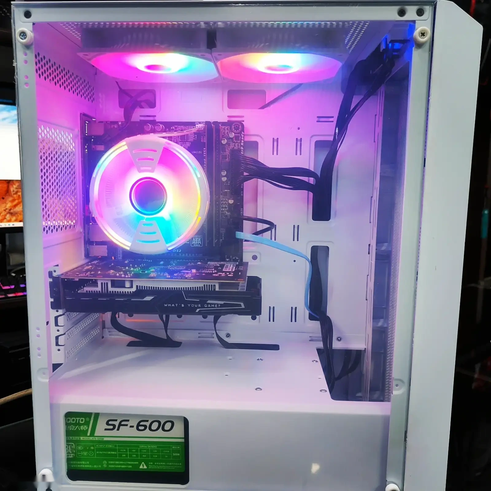 Игровой Системный блок VISION White i5 Ram 16gb SSD 500GB — фото 4