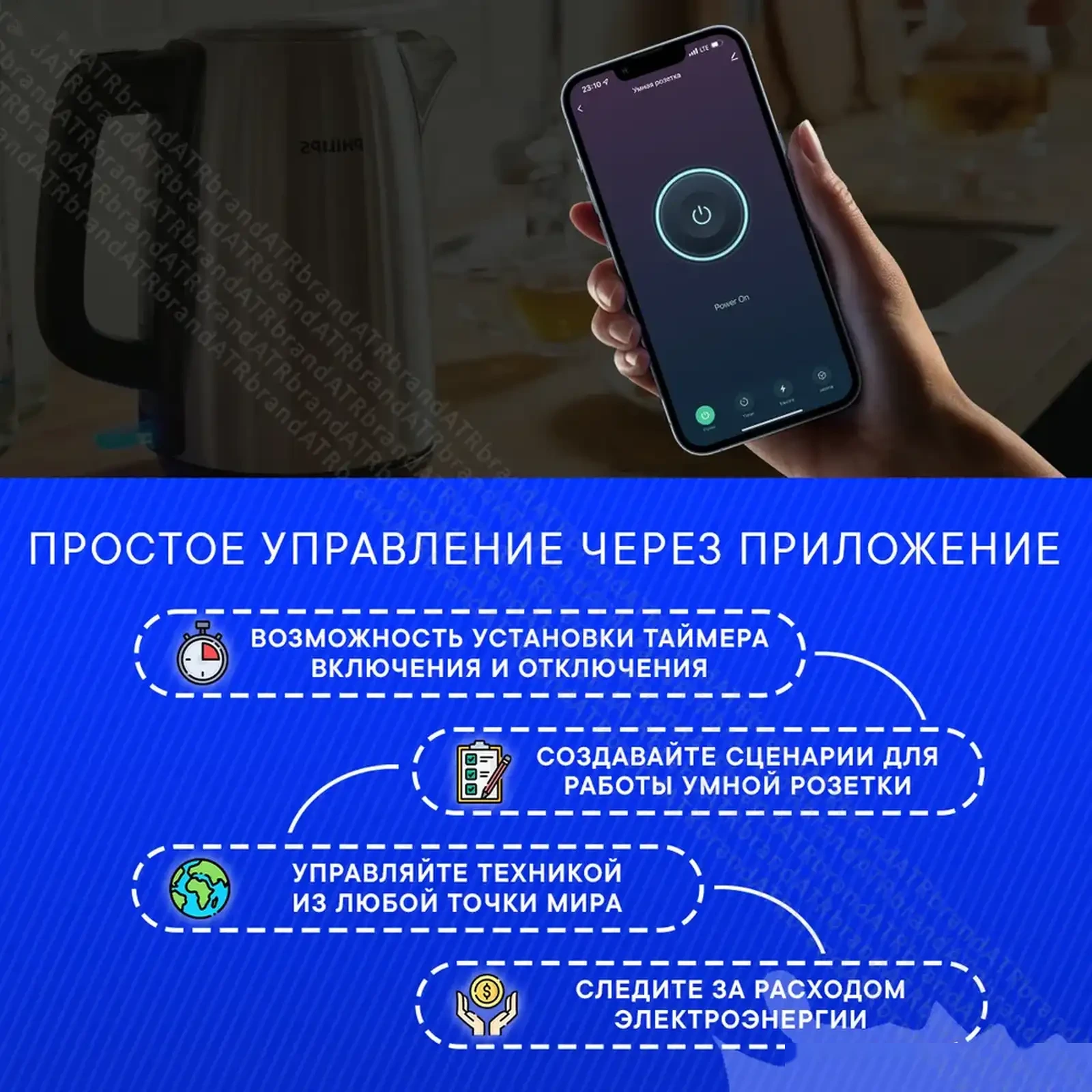 Умная розетка Wifi