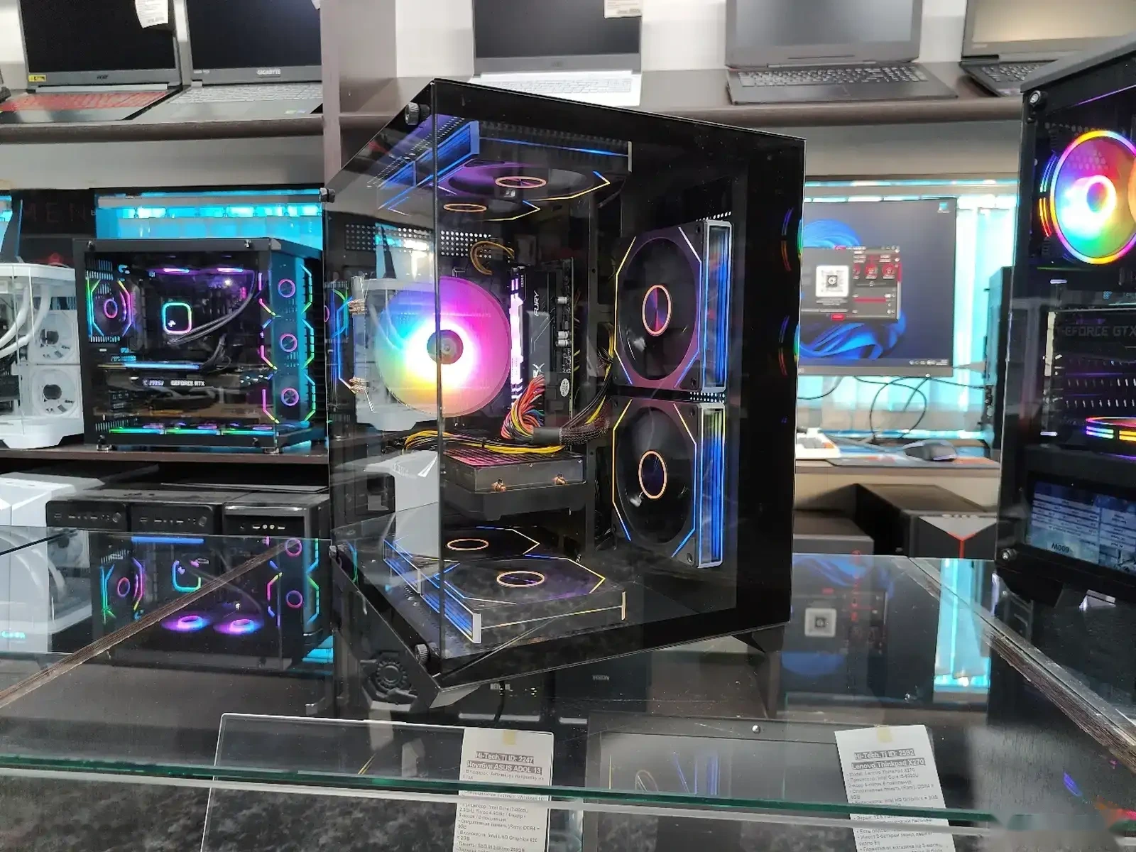 Игровой Компьютер Аквариум I5-12400F 16GB/SSD 512GB RTX 3060 12GB — фото 5