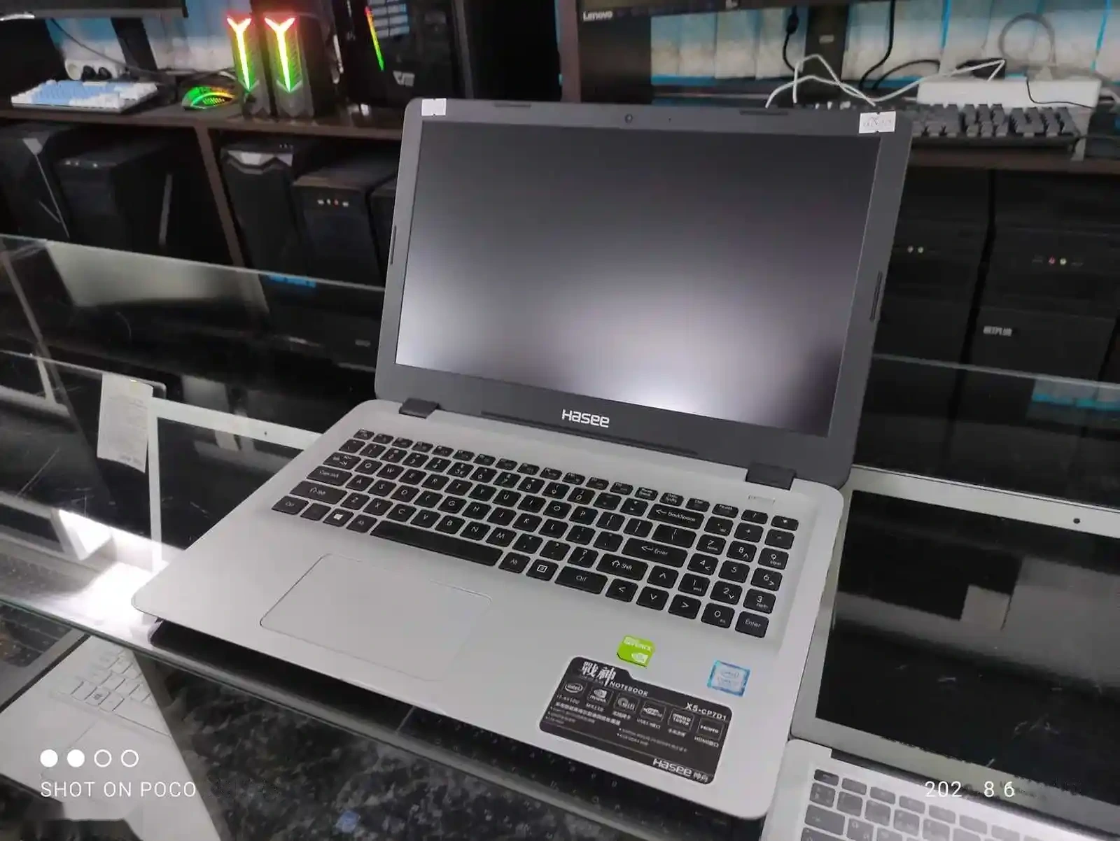 Игровой ноутбук Hasee X5 Core i7-8550U Geforce MX 150 2gb/8gb/128gb/1tb 8th GEN — фото 3
