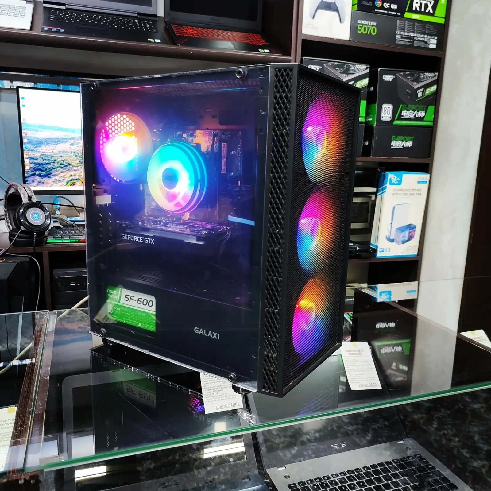 Игровой Компьютер GALAX Black Core i5 DDR4 16GB SSD 480GB GTX 1650S — фото 2