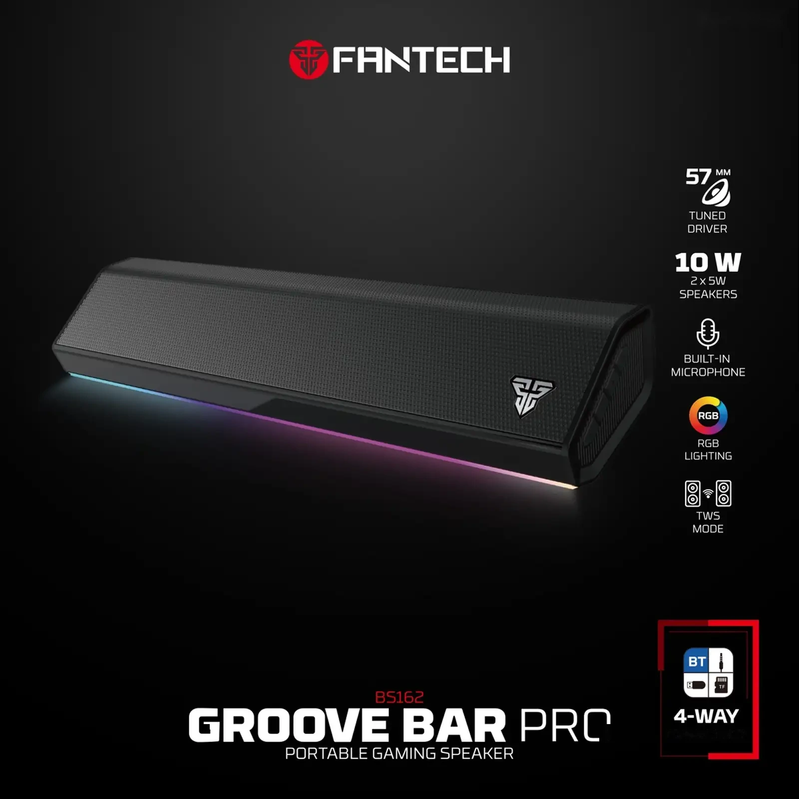 Компьютерная колонка-саундбар Fantech Groove Bar Pro BS162