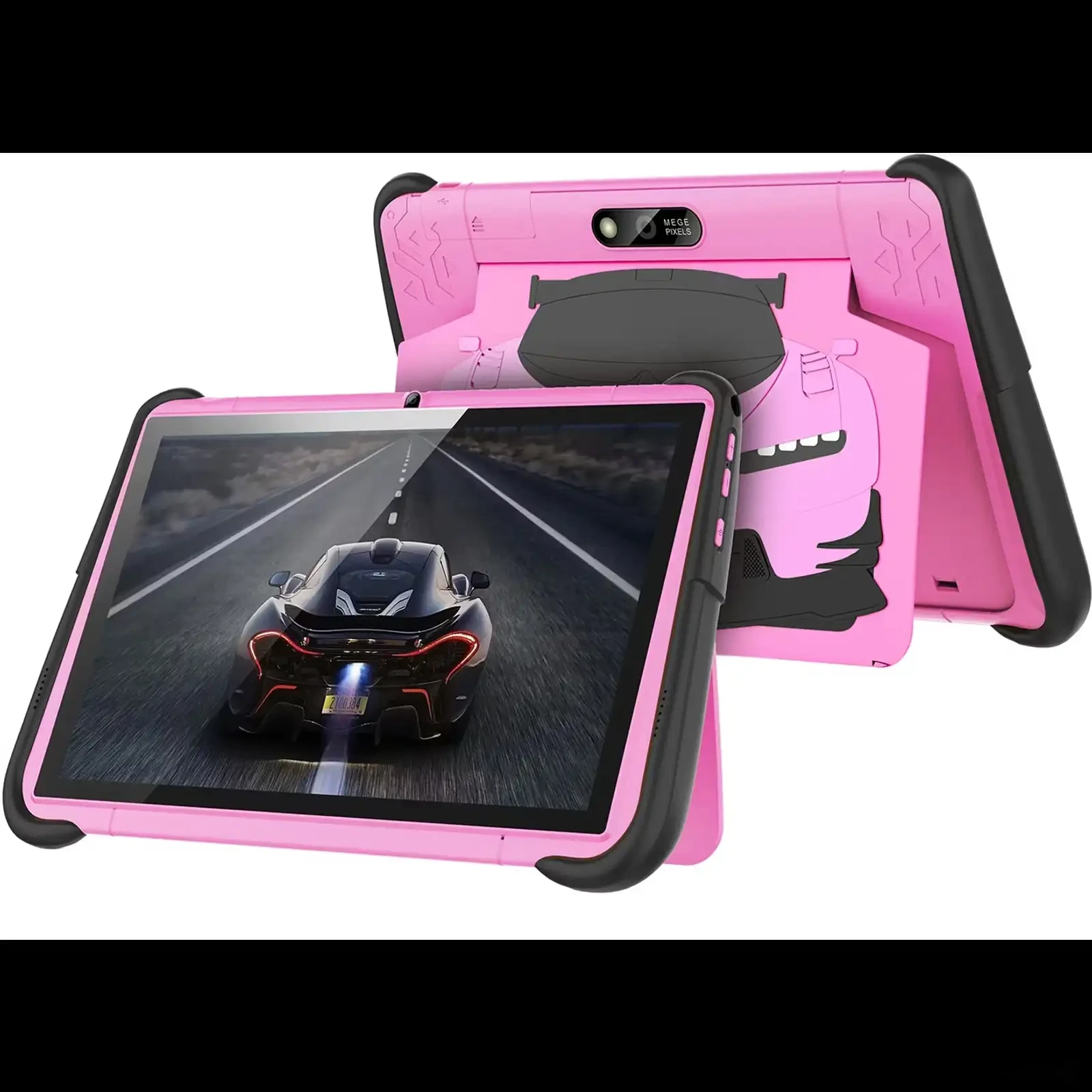 Планшет Porodo 10.1 Smart Tablet 2.4G 4000mAh 2/64gb розовый — фото 2