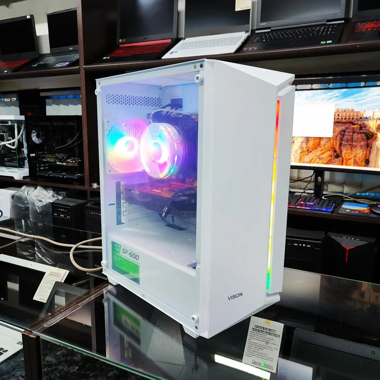Игровой Компьютер Vision Rgb White Core i5 Ram 8Gb ssd 128gb Gtx 650ti — фото 2